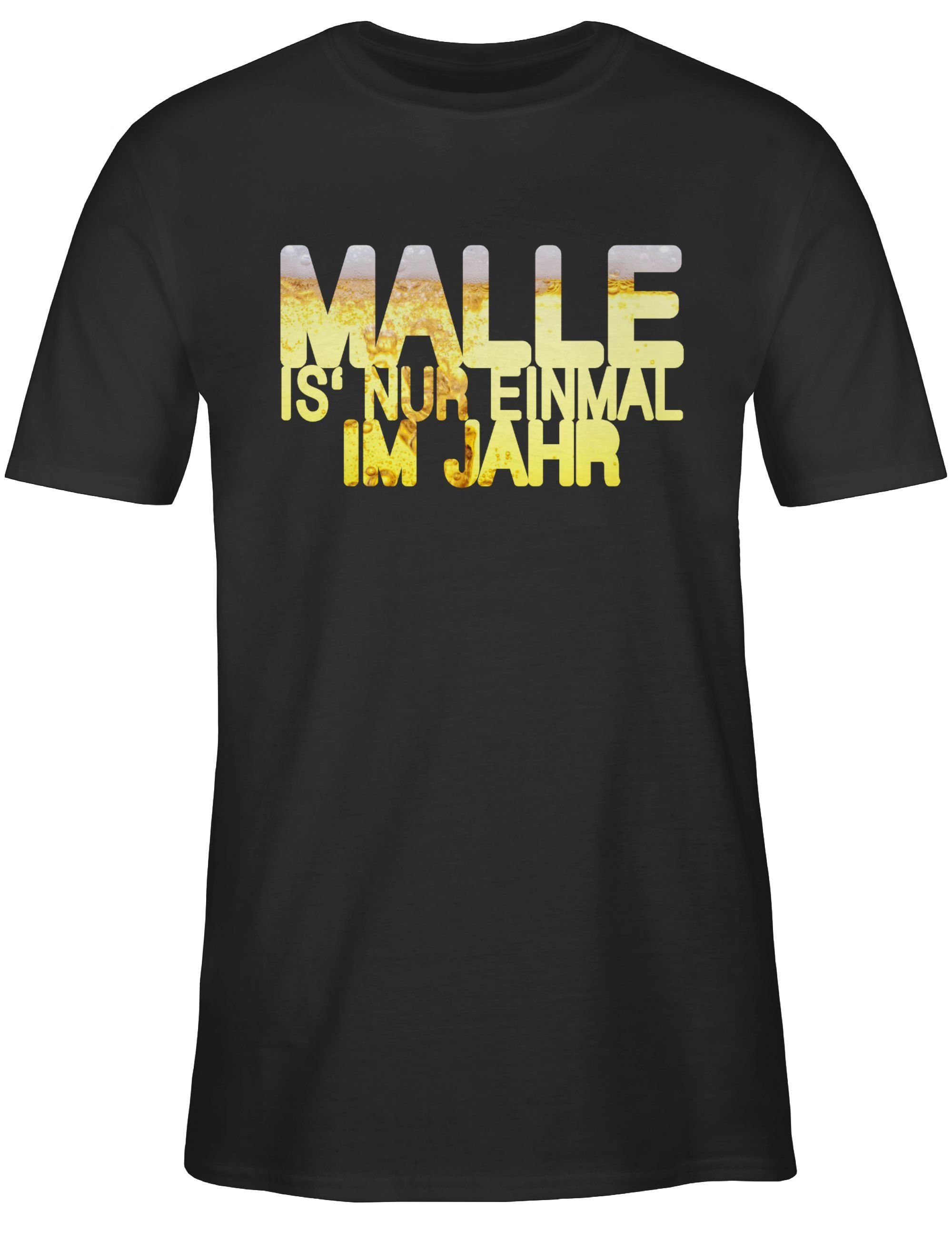 Shirtracer T-Shirt Malle is' nur einmal günstig online kaufen