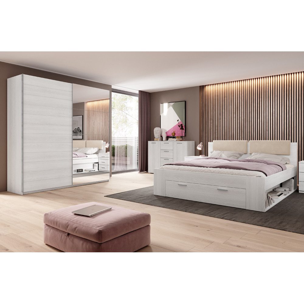 Lomadox Schlafzimmer-Set GRAZ-83, (Spar-Set, 3-tlg), Abisko günstig online kaufen