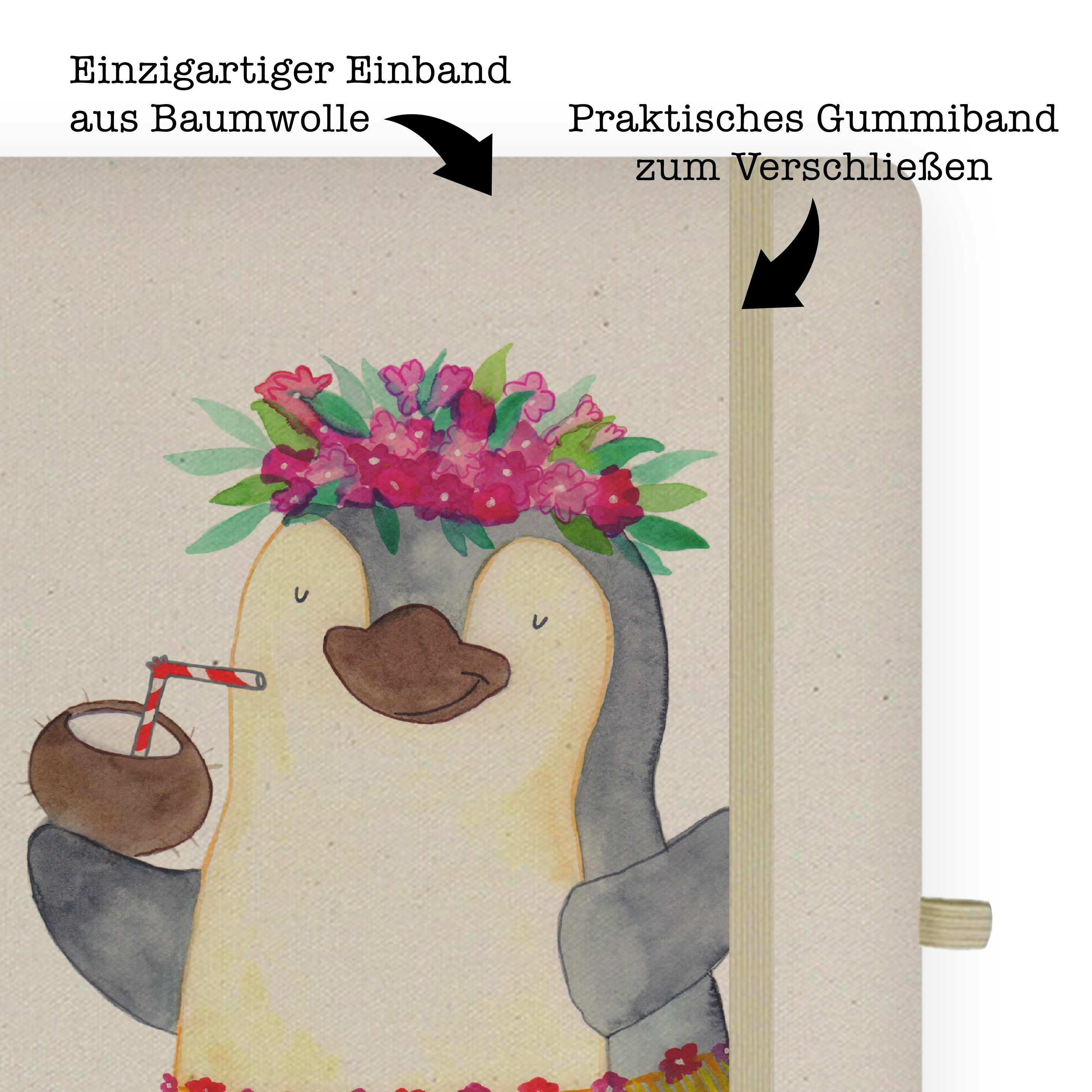 Mr. & Mrs. Panda - Geschenk, - Eintrage Panda Journal, Pinguin Notizbuch Mrs. Kokosnuss Mr. Transparent & Hawaii