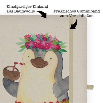Mr. & Mrs. Panda Notizbuch Pinguin Kokosnuss - Transparent - Geschenk, Hawaii, Journal, Eintrage Mr. & Mrs. Panda, 96 Seiten