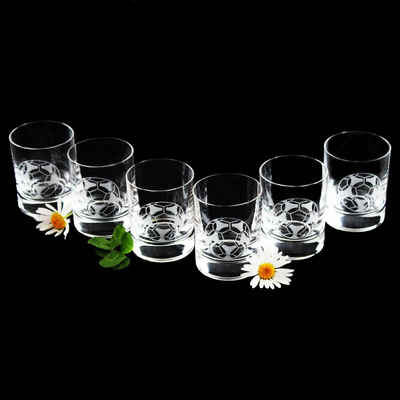 Bohemia Crystal Schnapsglas Barline, Kristallglas, veredelt mit Gravur, 6-teilig, Inhalt 60 ml, Schnapsglas-Set