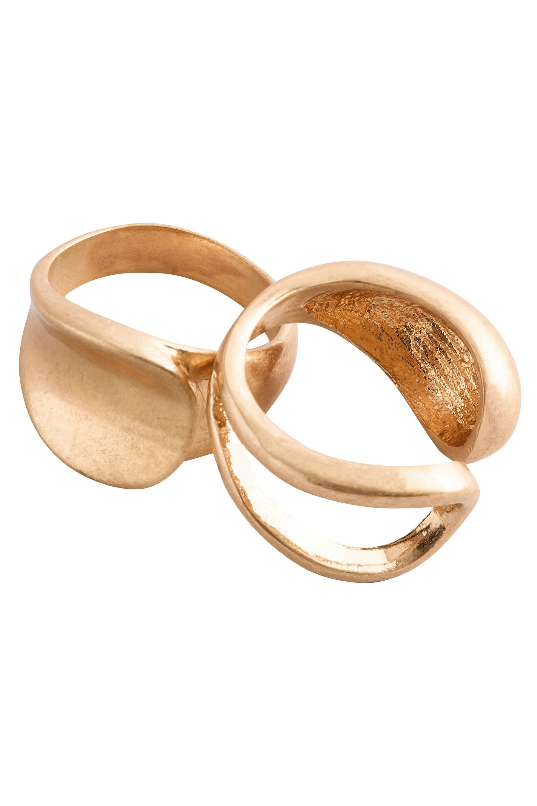 Next Fingerring Dicke Wirbel-Ohrringe mi...