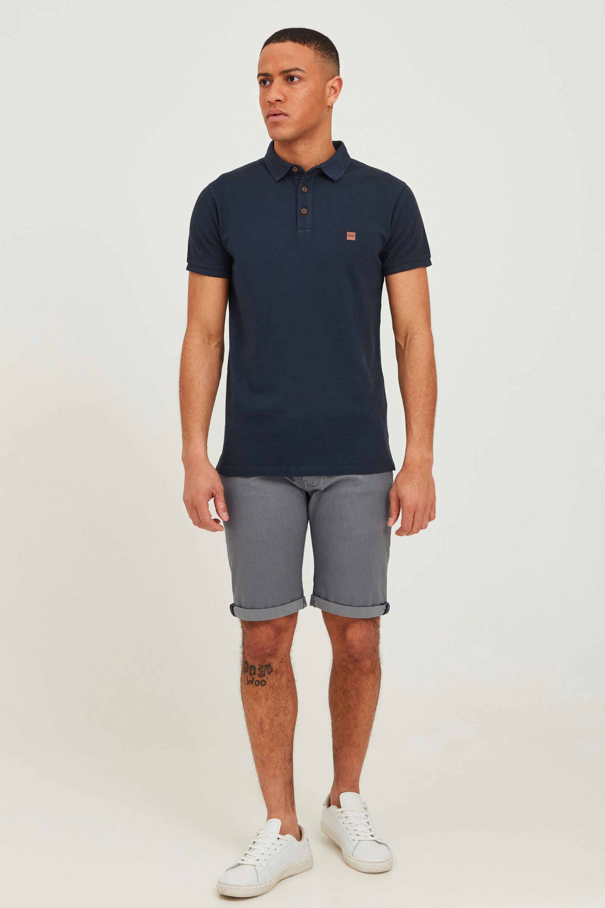 IDFigno (901) Light Indicode Chinoshorts Grey mit Chinoshorts Gürtel