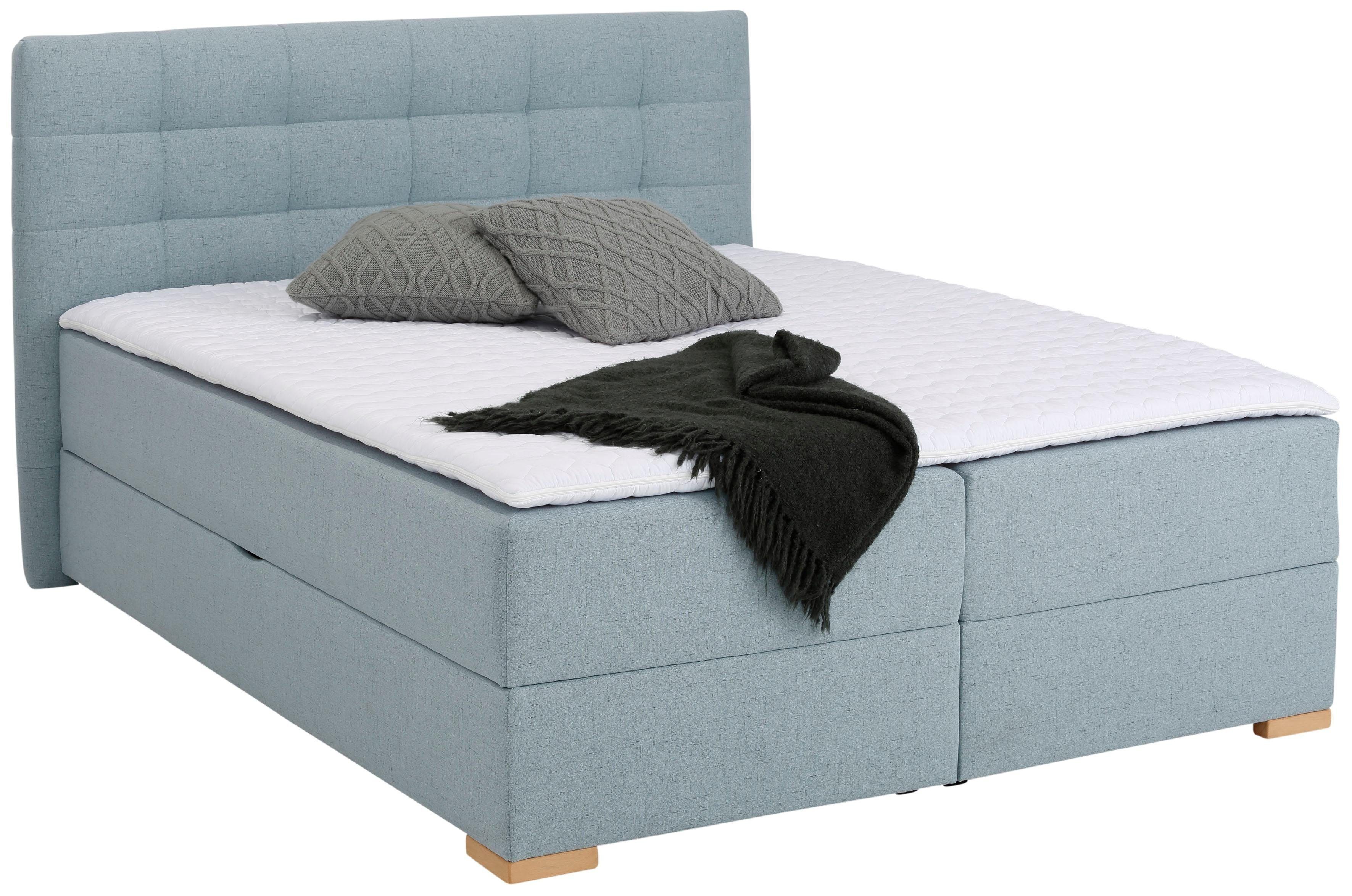 Home affaire Boxbett Olivet mit Bettkasten, in 4 Farben, 4 Breiten, 2 Matratzenarten, auch in Überlänge 220 cm