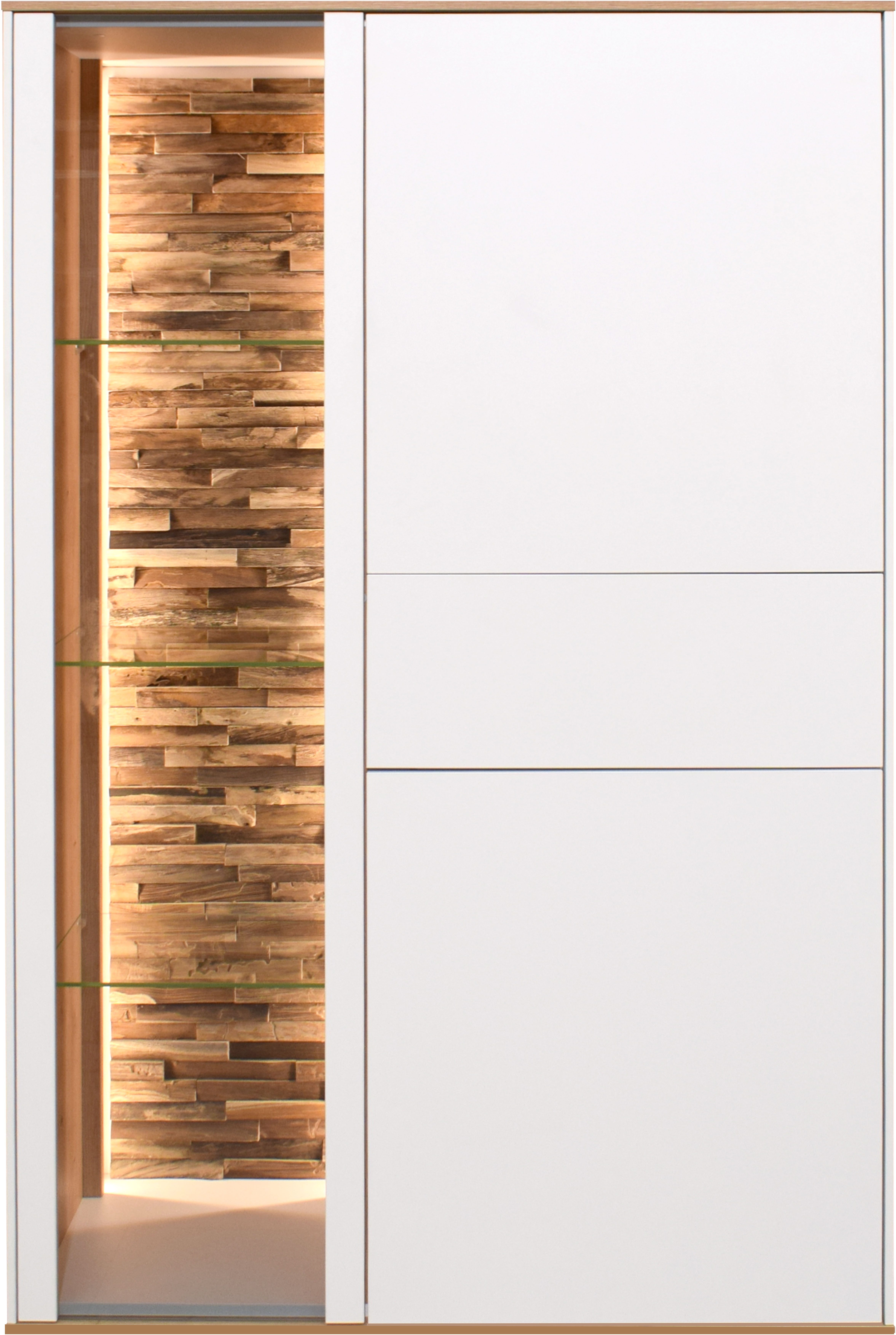 Mäusbacher Highboard, Faro Highboard B 101 cm, inkl.Beleuchtung, Push to open Funktion