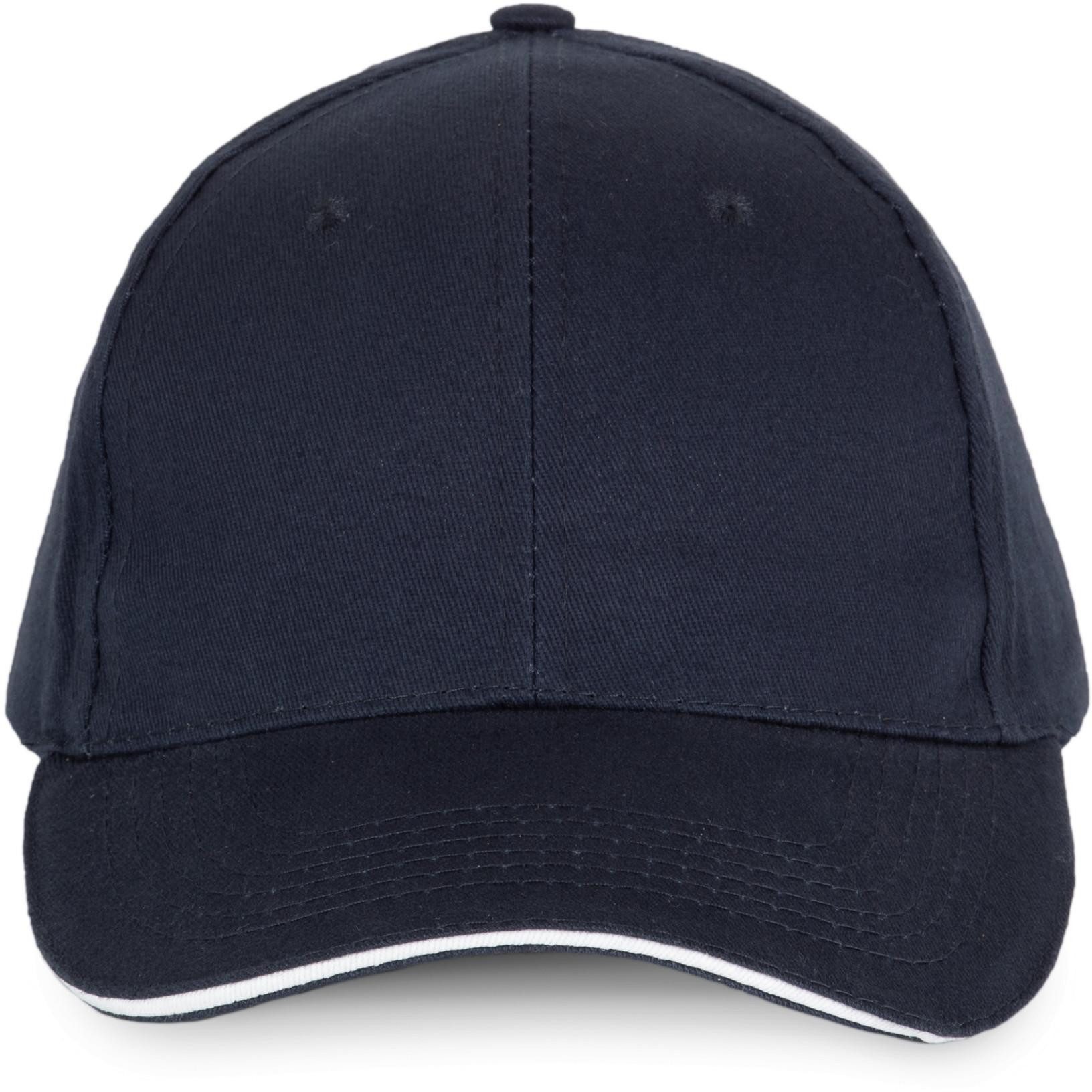 Baseball Cap 6-Panel-Kappe mit Kontrast-Sandwichschirm