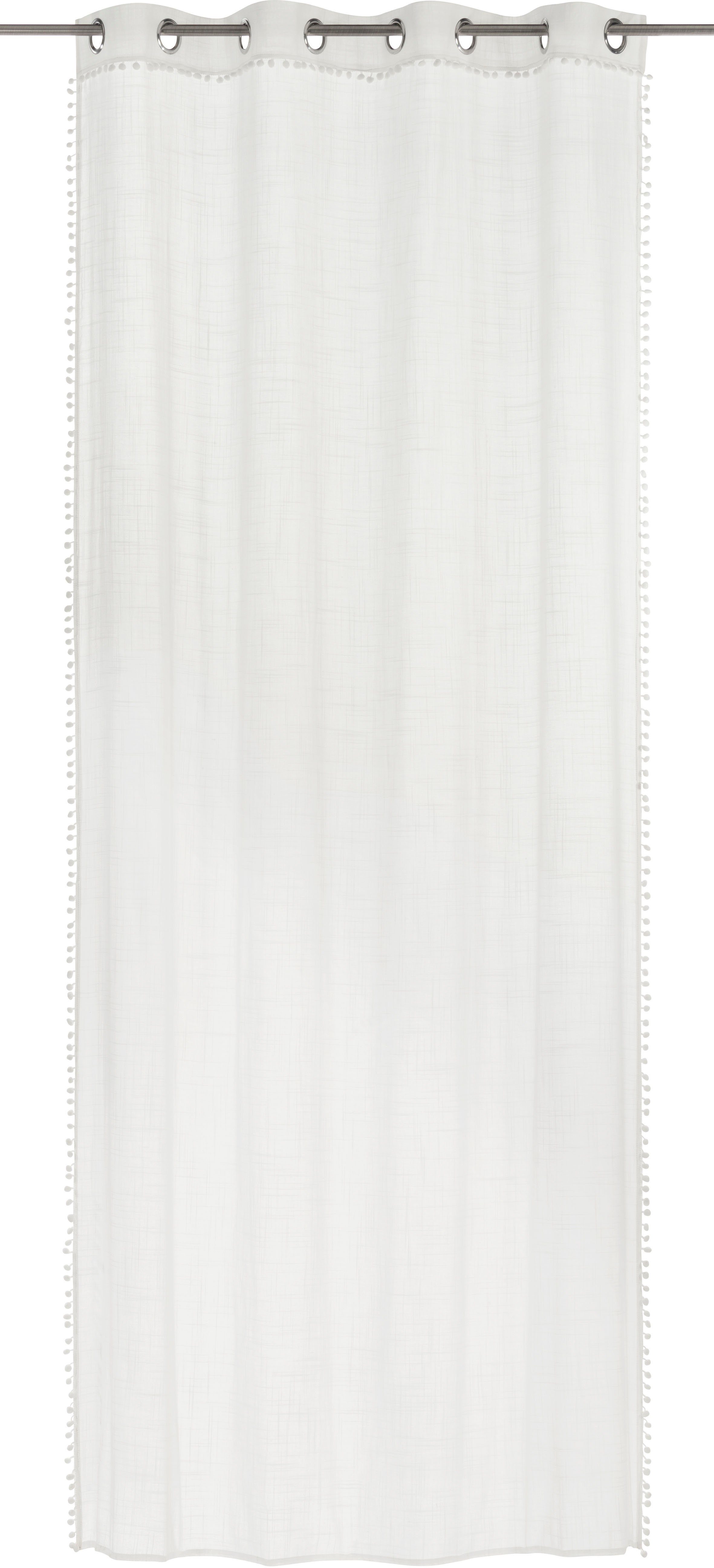 Natural offwhite, Ösen 00 Home St), freundin Gardine Collection, (1 Charme halbtransparent