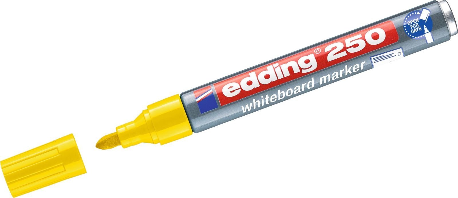 edding Whiteboard Marker Whiteboardmarker edding 250 nachfüllbar 1,5-3mm gelb