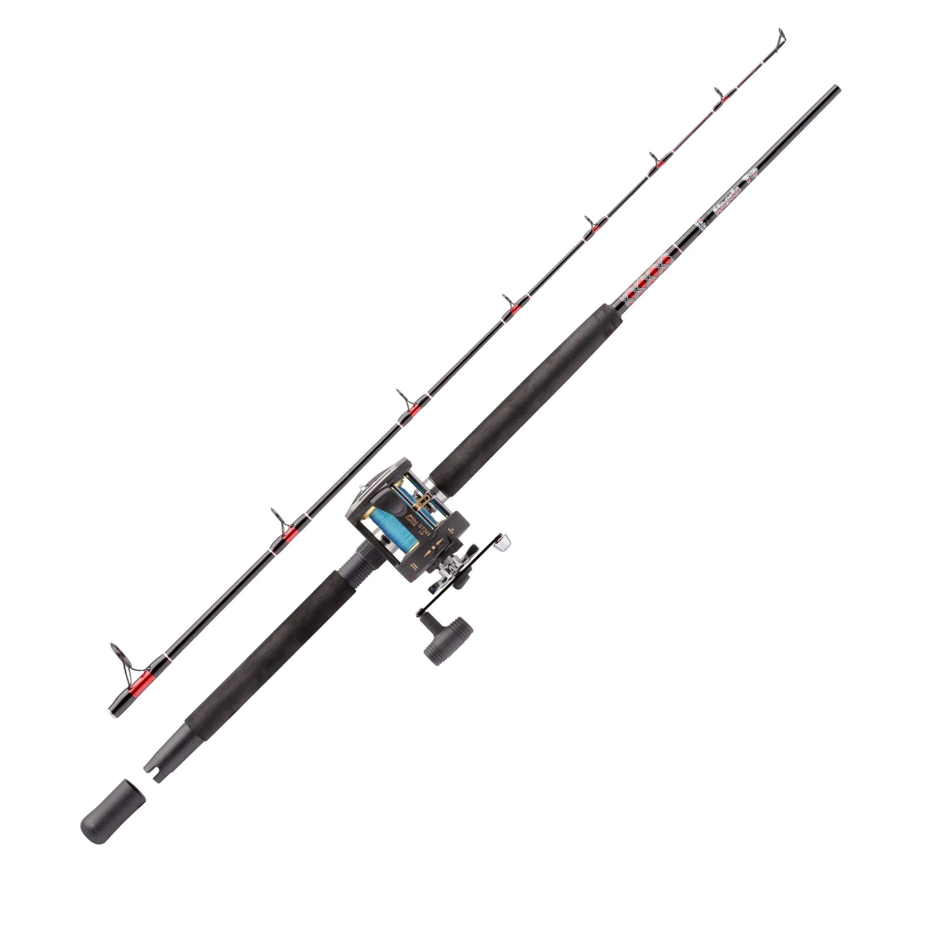 Abu Garcia Multirolle Muscle Tip 602 702 SWH/GT 345 RH Bootscombo Rute Rolle, 3-tlg)