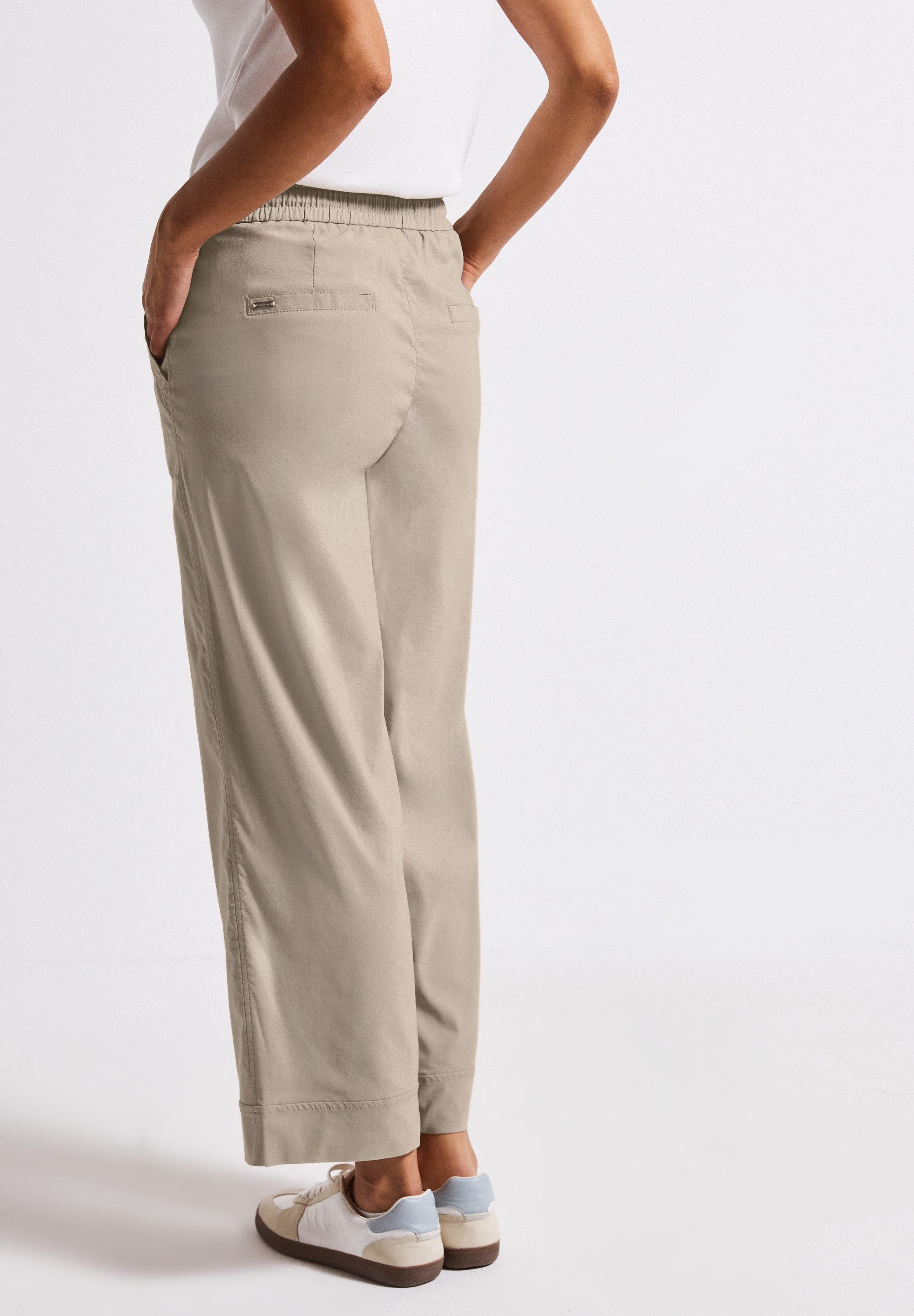 STREET ONE Stoffhose Sommerhose mit Turn-Up günstig online kaufen