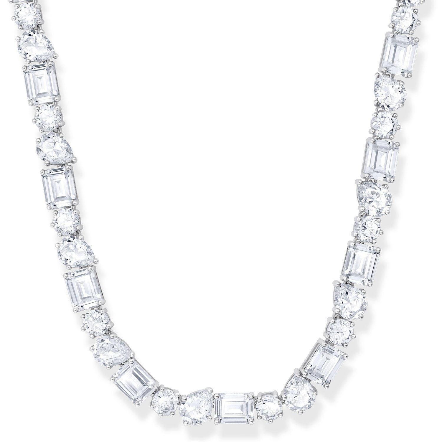 THOMAS SABO Collier Choker Silber mit Zi...