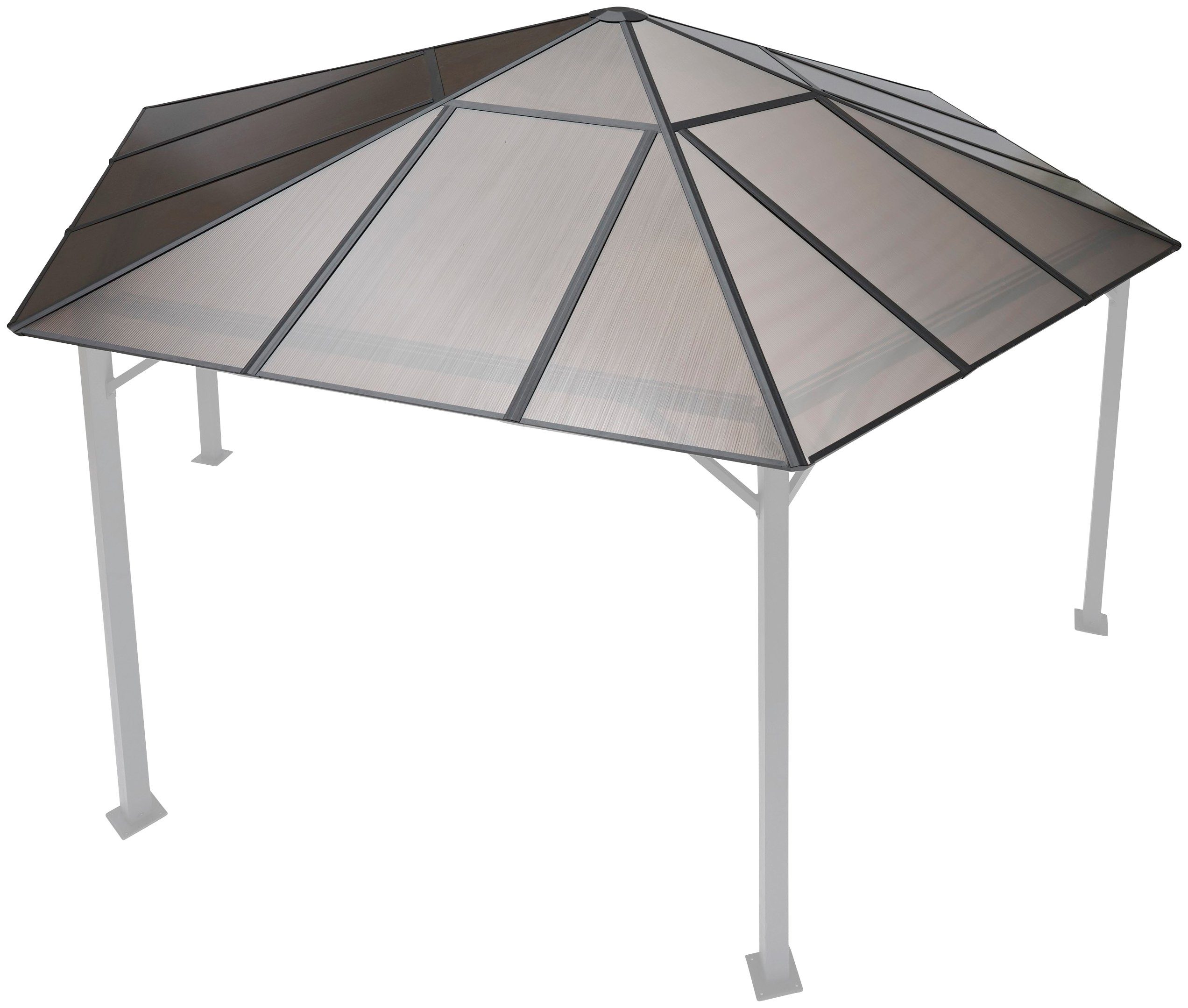 KONIFERA Pavillon-Ersatzdach Costa Brava, für 350x350 cm, braun