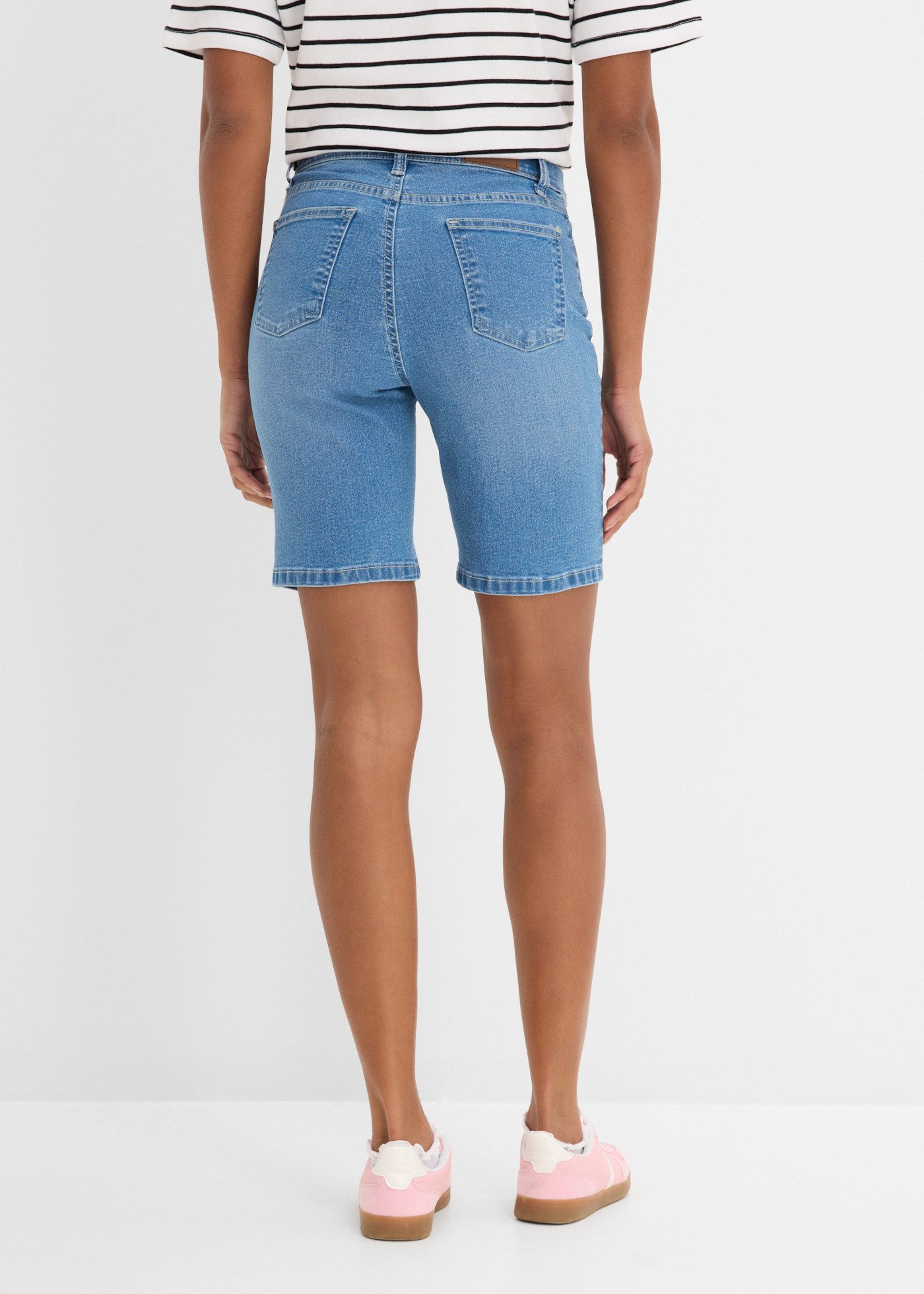 bonprix Bermudas regular fit Passform, aus Baumwolle, Polyester und Elasthan