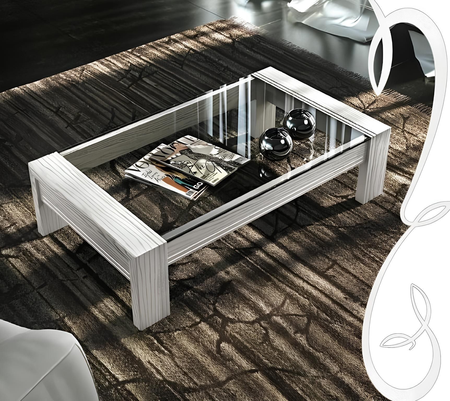 JVmoebel Couchtisch Holz Beistelltisch für Wohnzimmer im italienischen Stil, Made in Europa