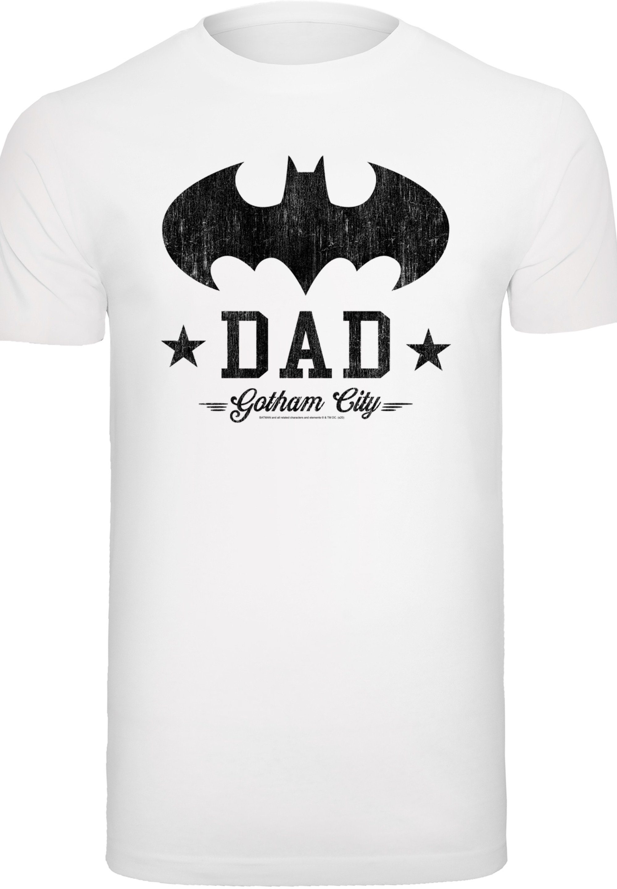 Comics Batman F4NT4STIC Long DC T-Shirt Sleeved Print Bat Dad
