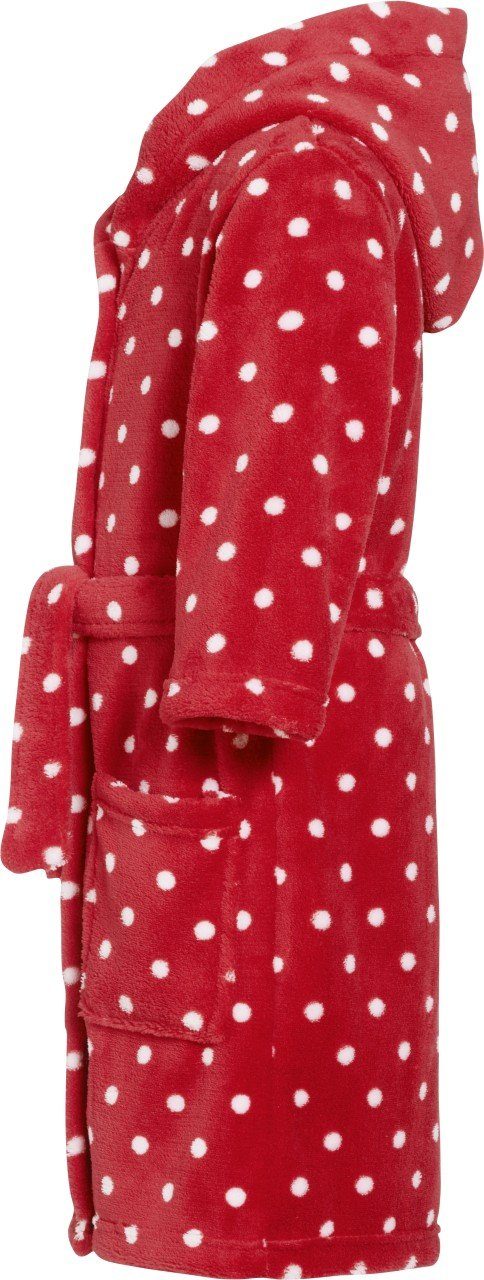 Playshoes Kinderbademantel Fleece-Bademantel Punkte – Bild 3 von 5