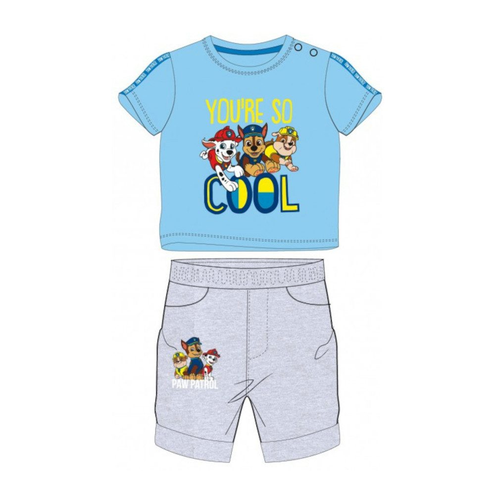 PAW PATROL Shirt & Hose Baby-Bekleidungs-Set: PAW Patrol "You're so Cool", Größen 62-86 (Set, 2-tlg)