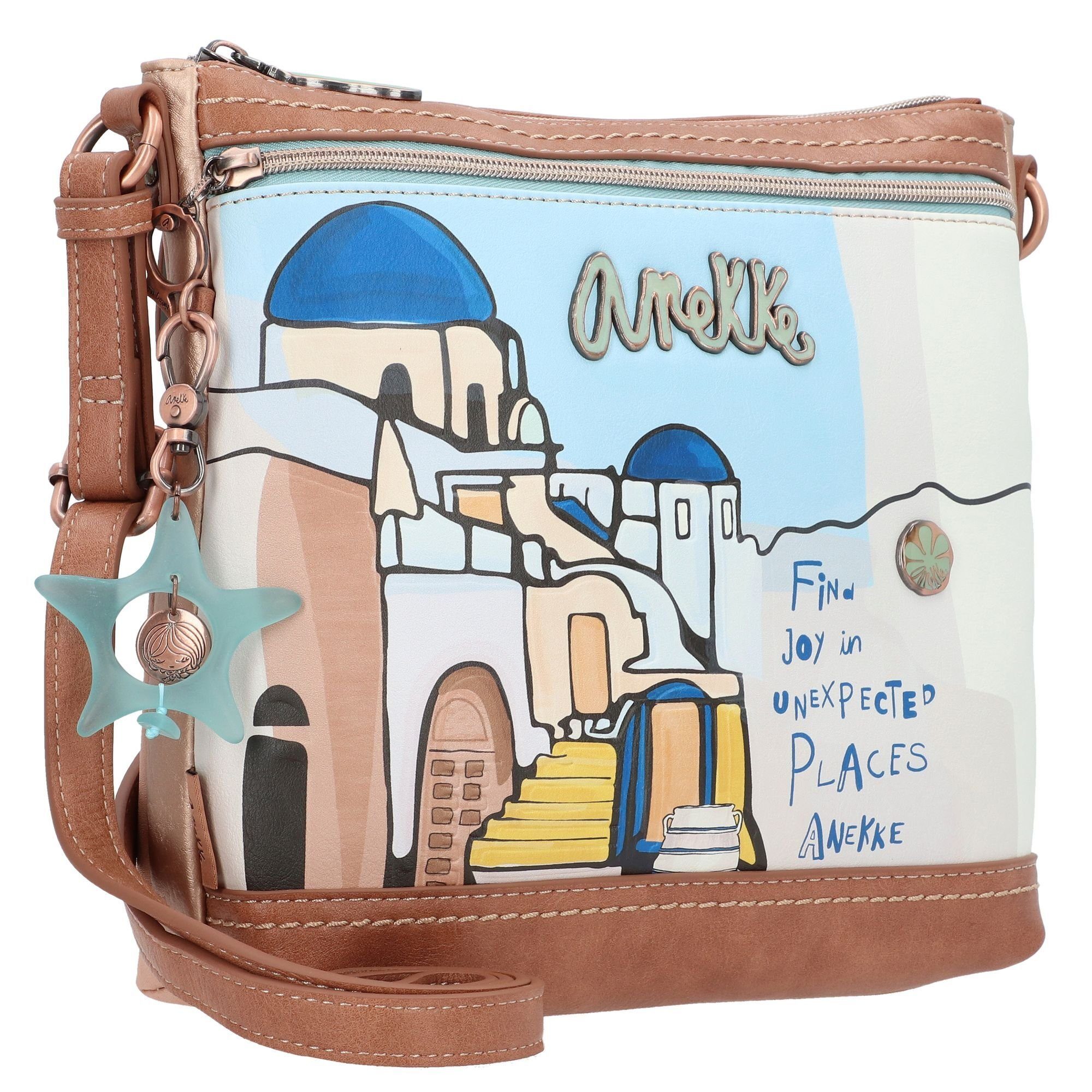Anekke Schultertasche Mediterranean Sunrise, Polyurethan günstig online kaufen