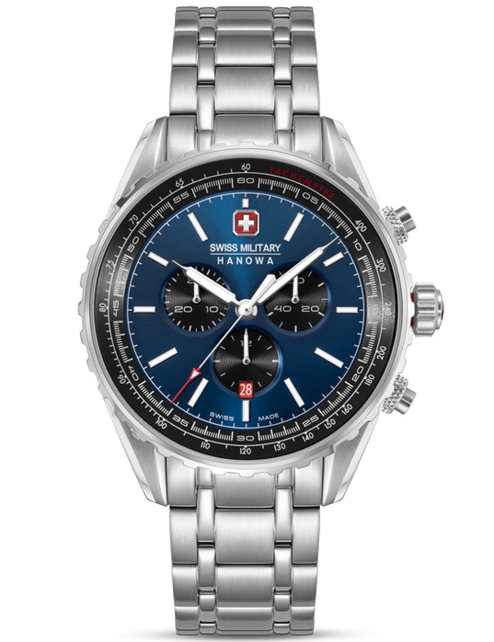 Quarzuhr Swiss Military Hanowa SMWGI0000308 Herrenuhr Afterburn Chrono 44mm 10A Swiss Military Hanowa SMWGI0000308 Herrenuhr Afterburn Chrono 44mm 10ATM