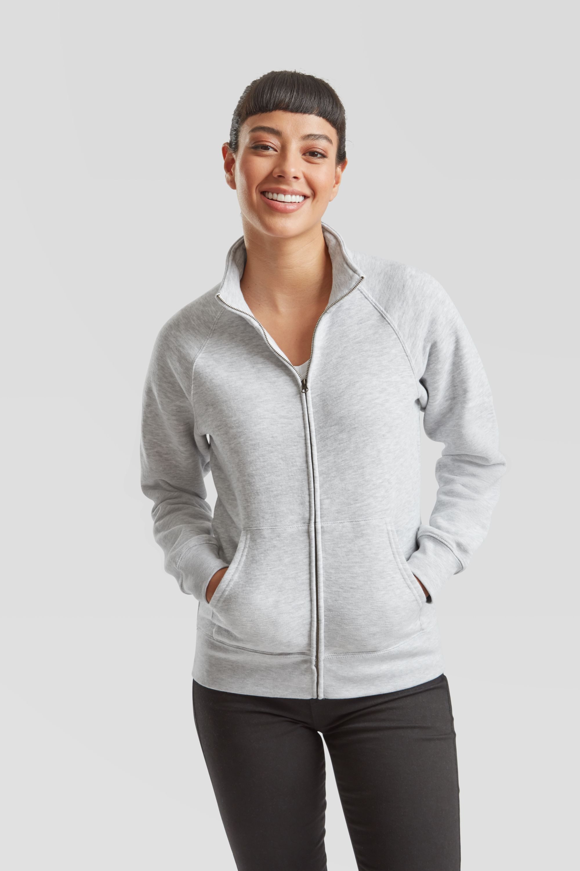 Fruit of the Loom Sweatjacke Premium Sweat Jacket Lady-Fit