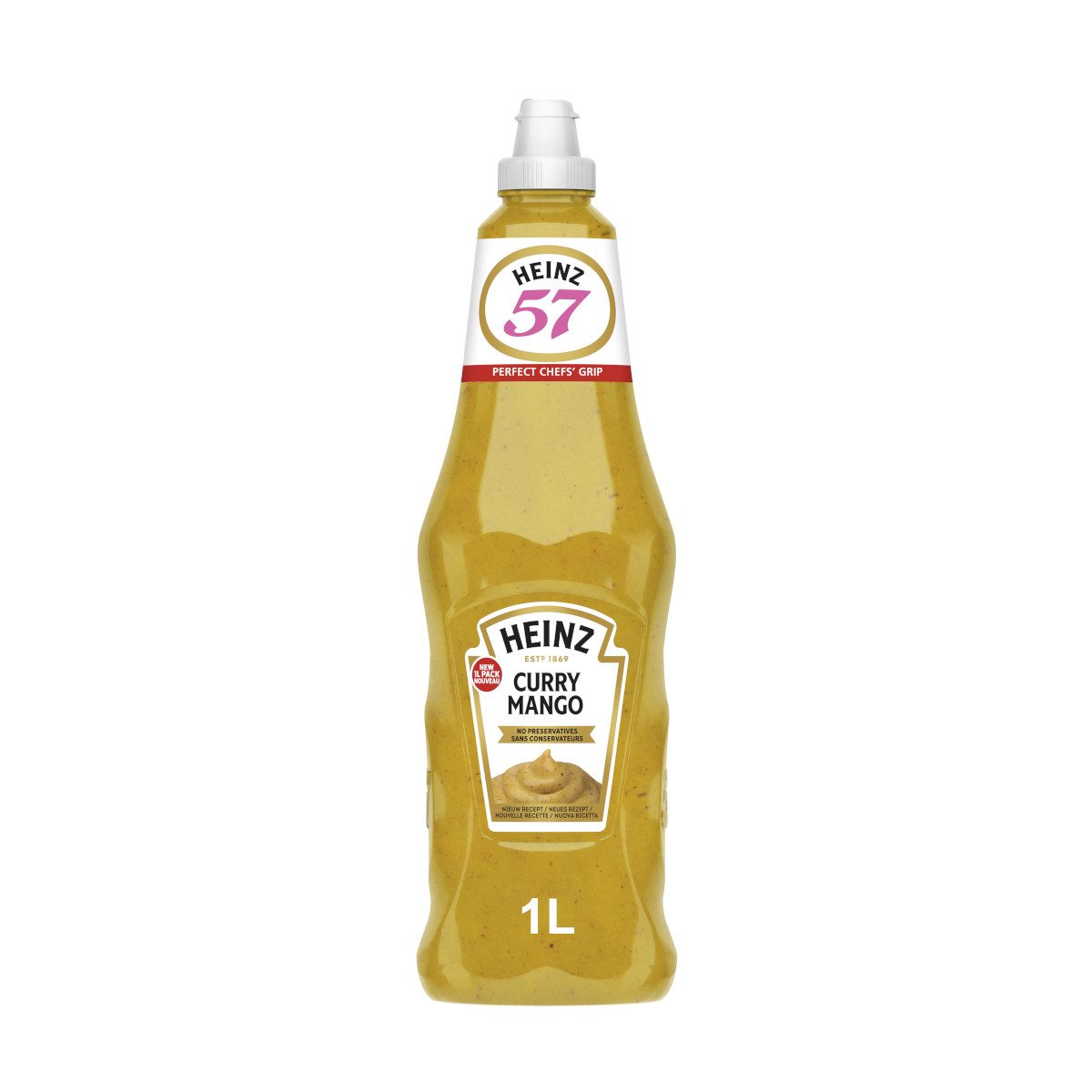 Heinz Saucen, Heinz Curry Mango Sauce fruchtig würzig exotische Sauce 1000ml