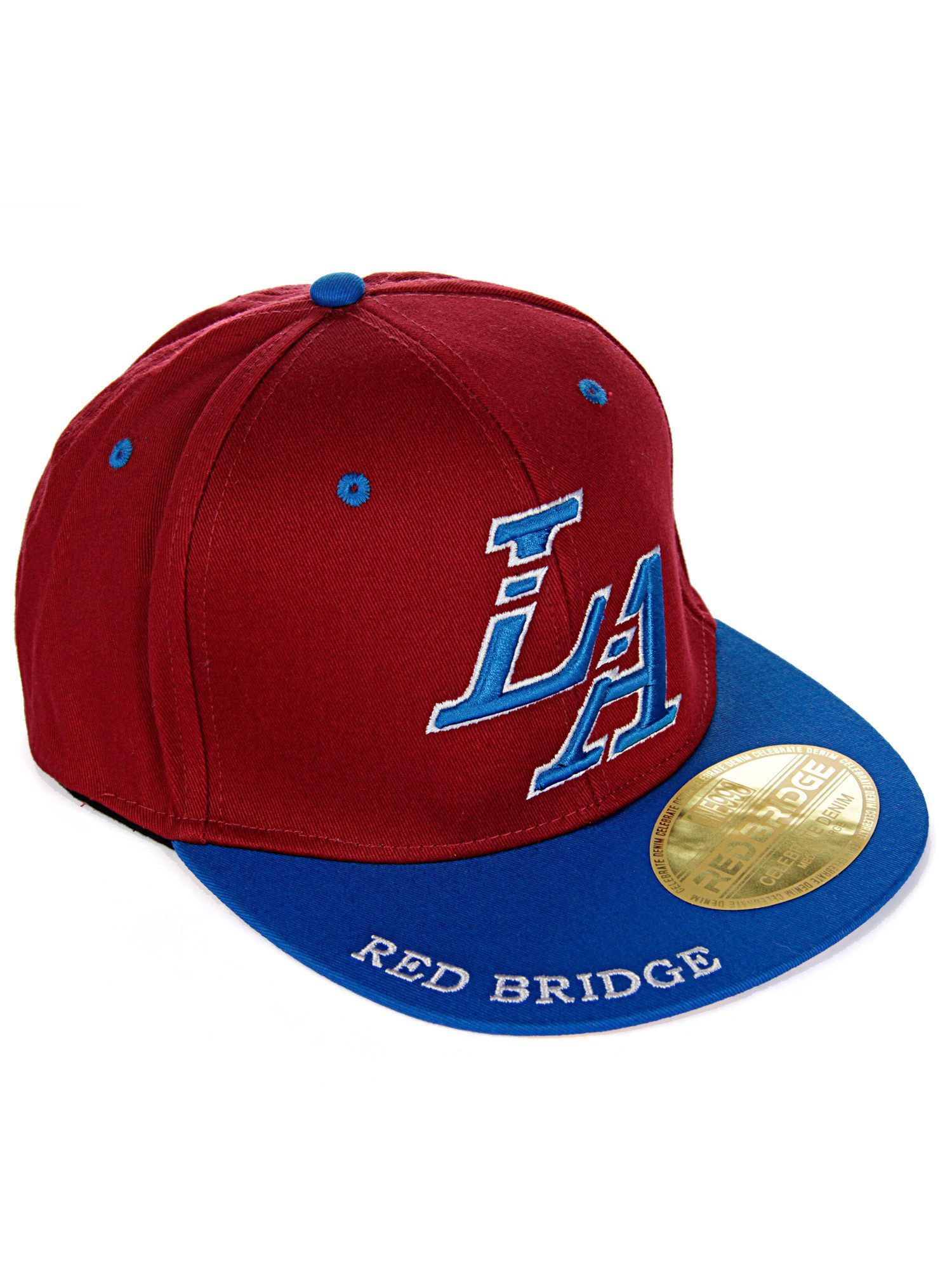 RedBridge Snapback Cap „LA“ – 3D-Stickerei, Verstellbar und Farbstark