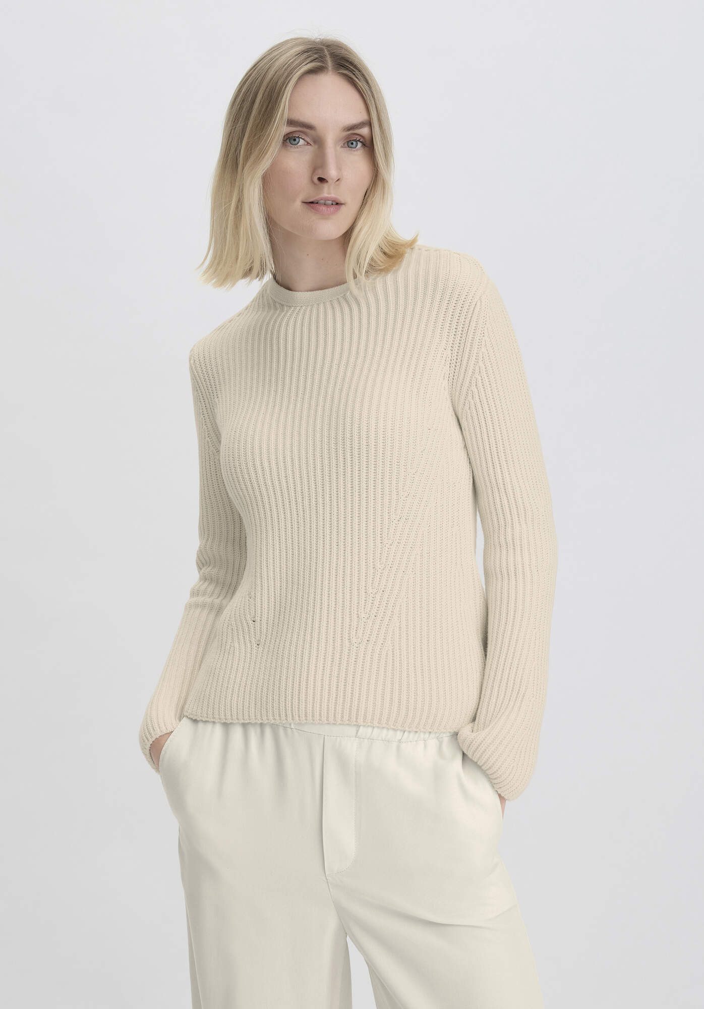 Hessnatur Strickpullover aus reiner Bio-Baumwolle (1-tlg) günstig online kaufen