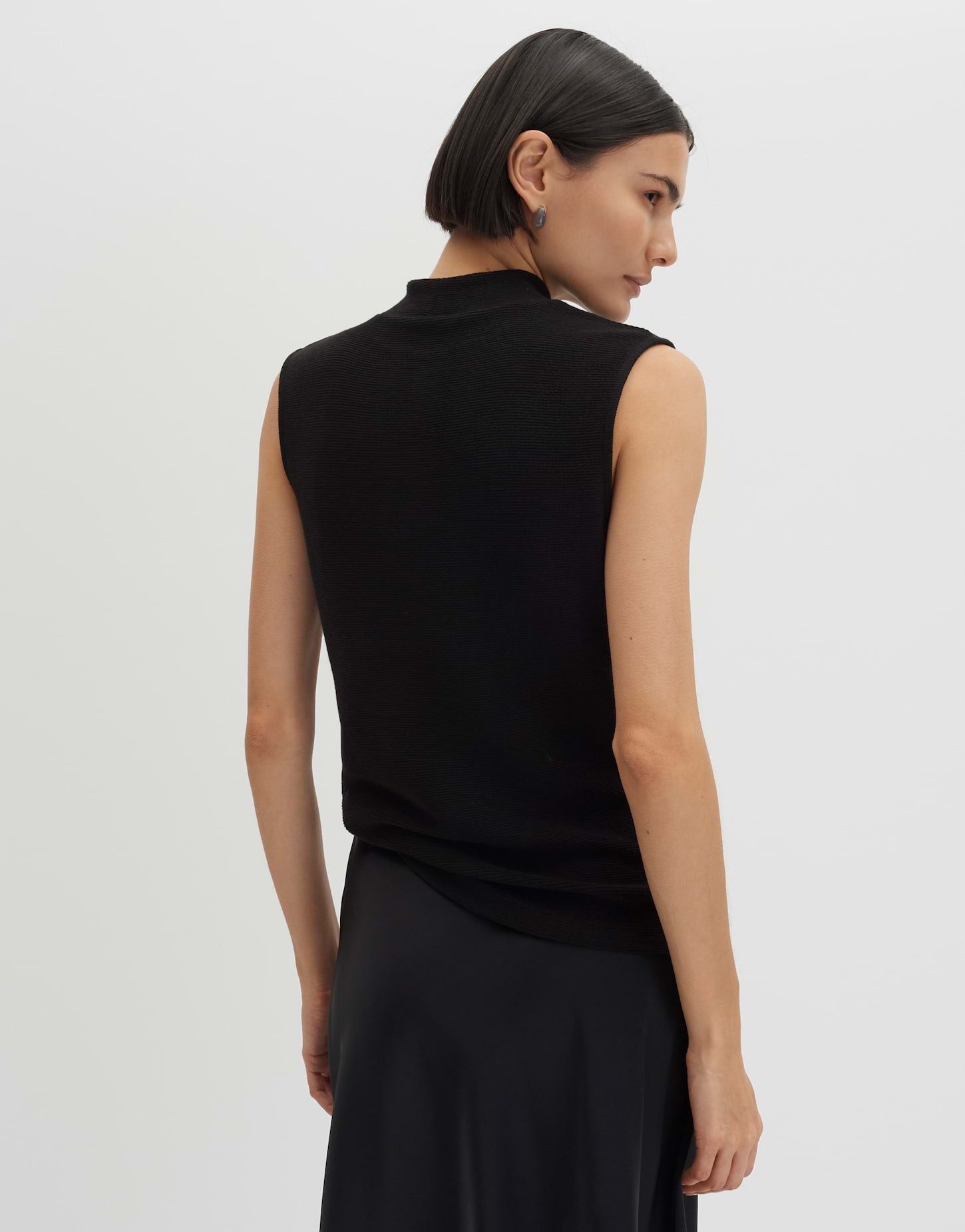 someday Shirttop Kerike aus Viskosemix mit feiner Rippstruktur Schmale Silhouette mit softem Stretch
