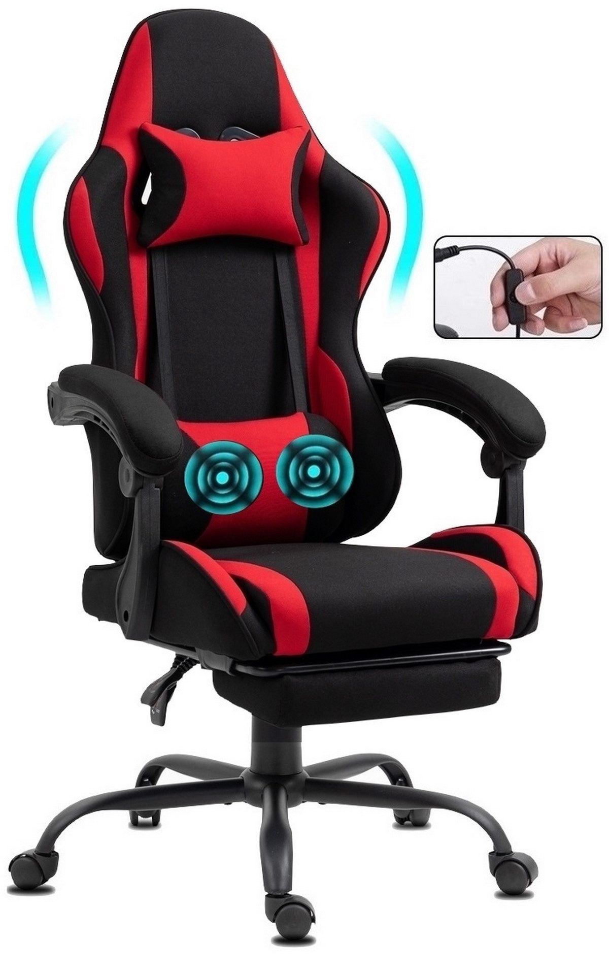 Delman Gaming-Stuhl Bürostuhl,Gaming Stuhl,Massagefunktion,Dicke Polsterung günstig online kaufen