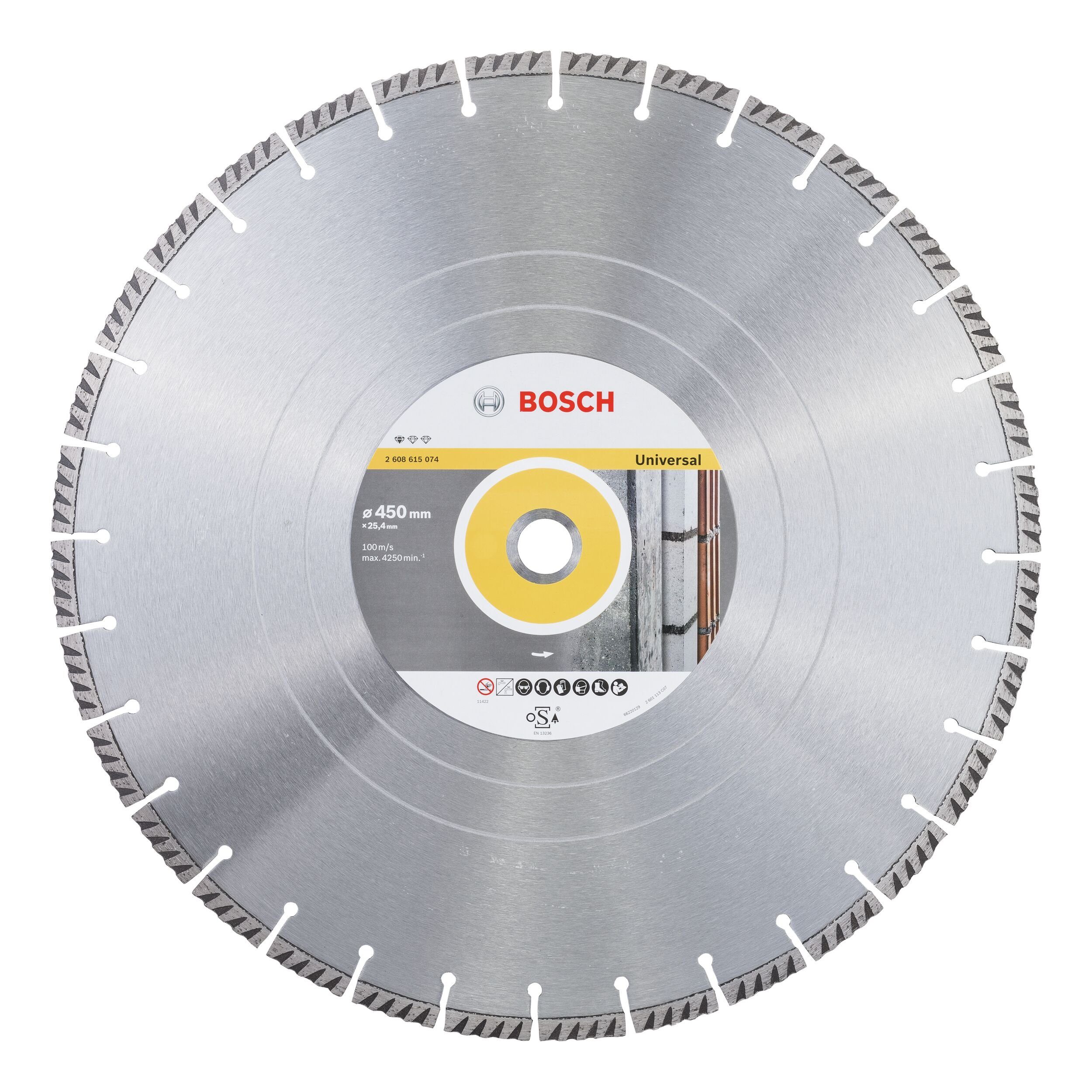 Universal Trennscheibe, - 3,6 450 for 10 x x BOSCH Ø 25,4 450 Diamanttrennscheibe x mm, Standard