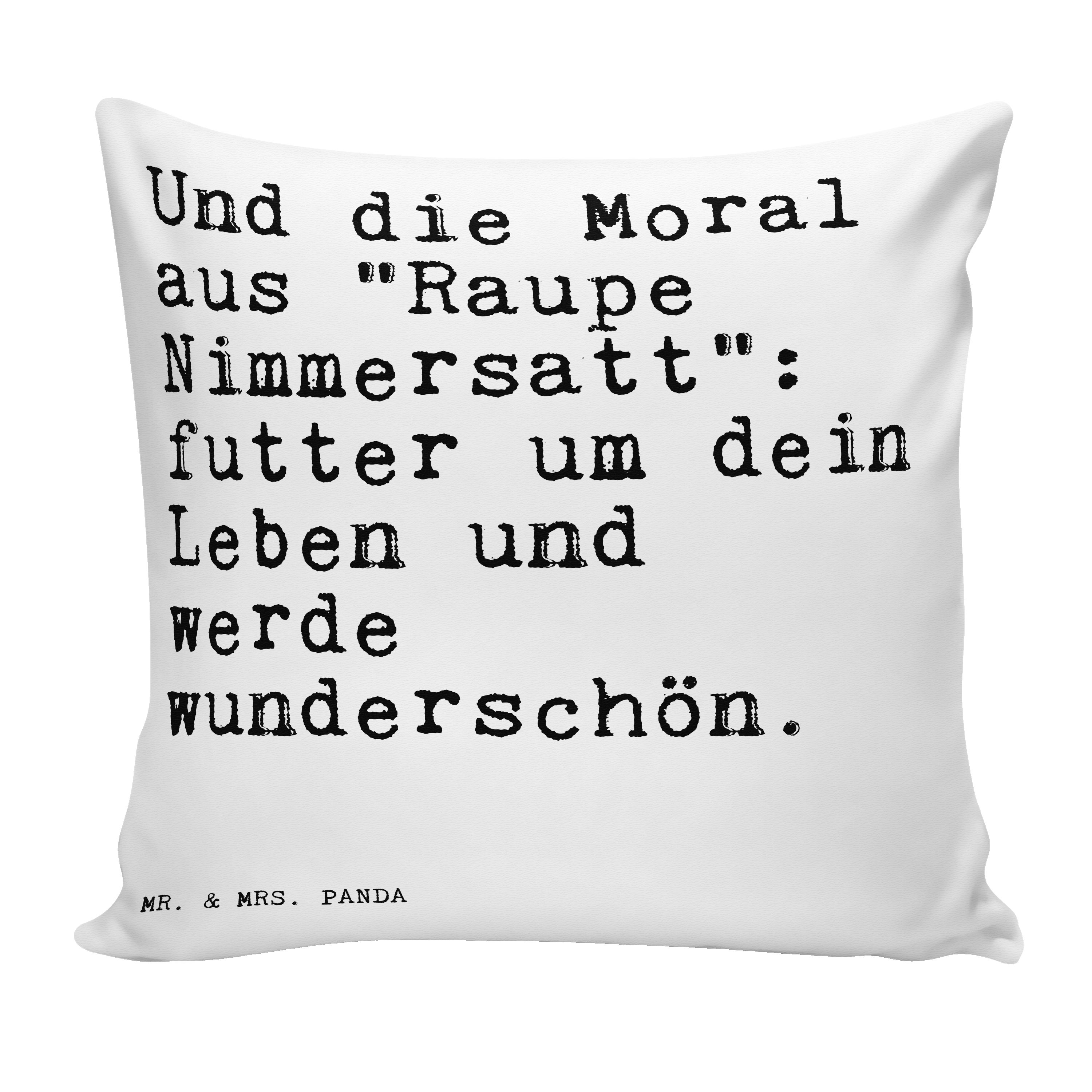 Mr. & Mrs. Panda Dekokissen »Und die Moral aus... Weiß Geschenk