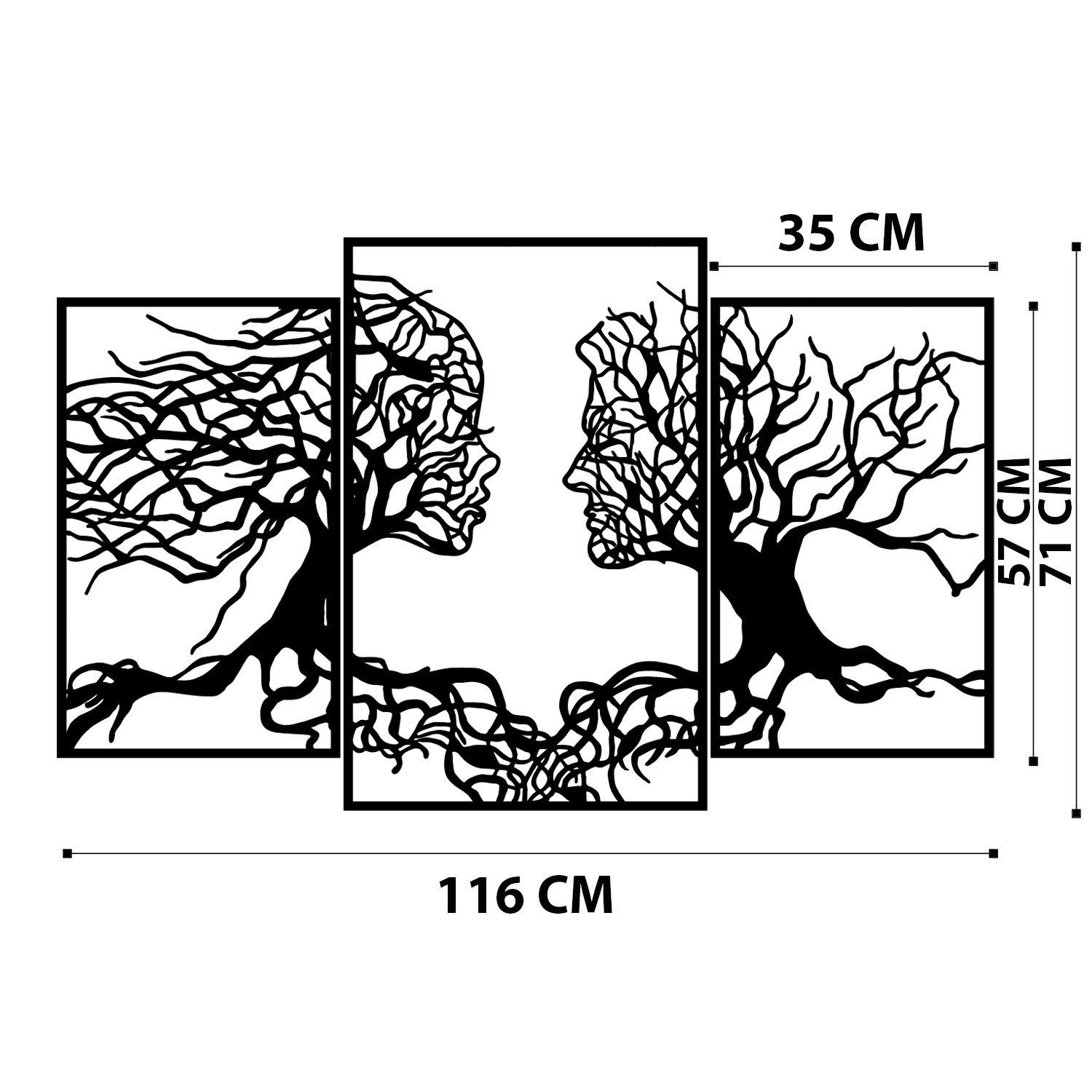Wallity Wanddekoobjekt 100% METAL (Thickness: 1,2mm), günstig online kaufen