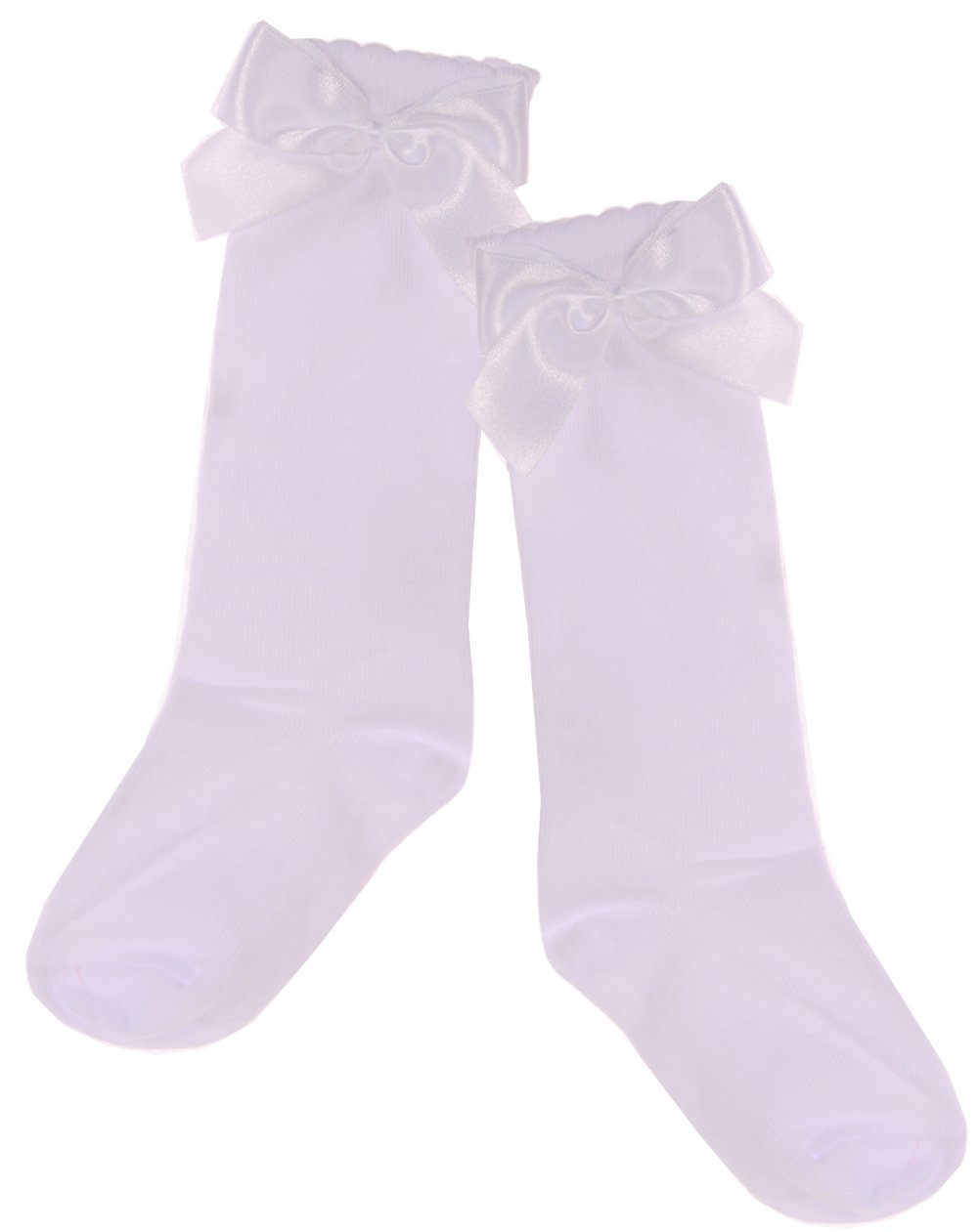 La Bortini Kniestrümpfe »Kniestrümpfe Socken für Baby und Kinder Strümpfe  mit Schleifen ab 1 bis 10 Jahre festlich« online kaufen | OTTO