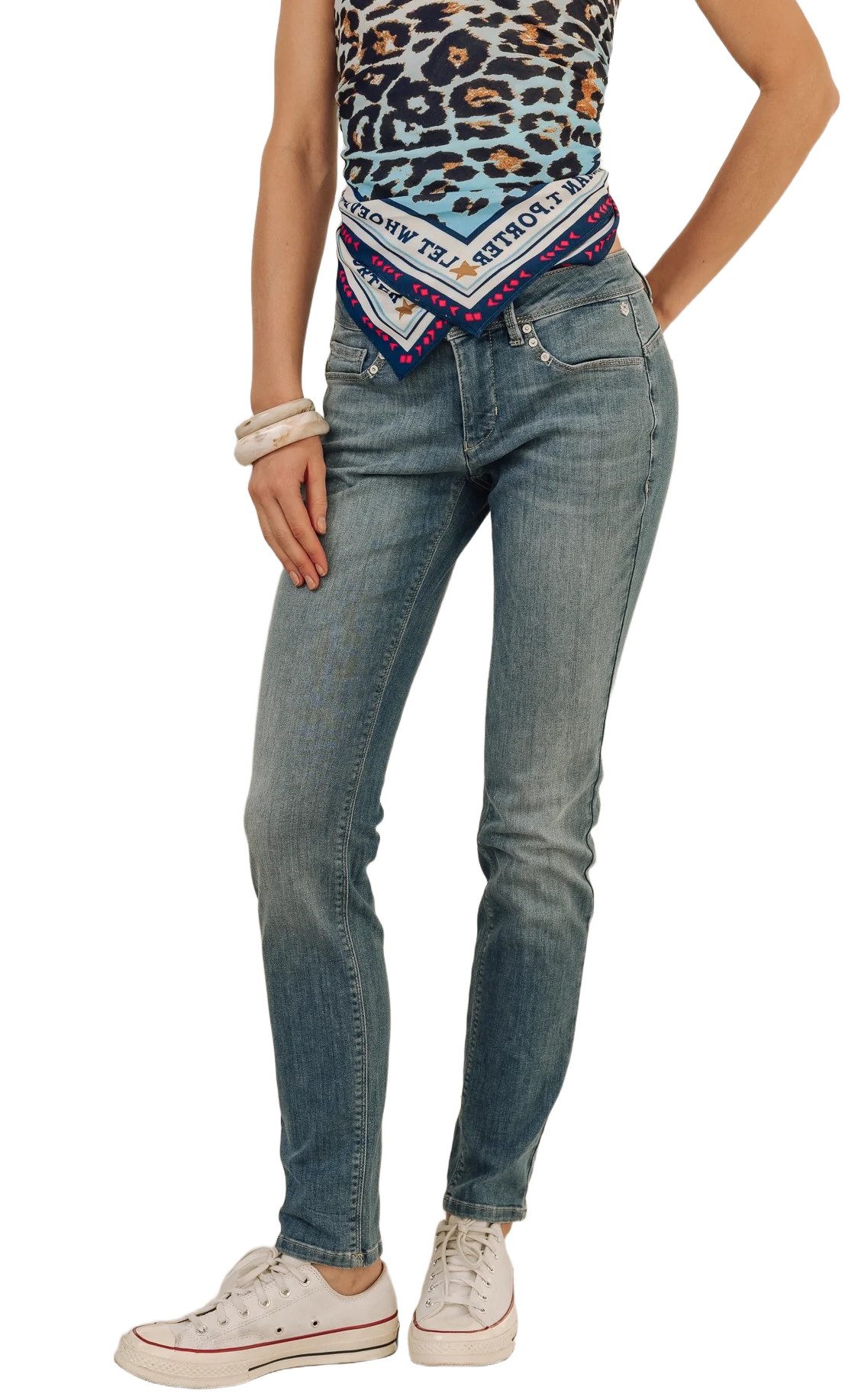 Freeman T. Porter Stretch-Jeans FREEMAN T. PORTER ANGEL S-SDM pacific light 25232 868.F0991-L - MAGIC