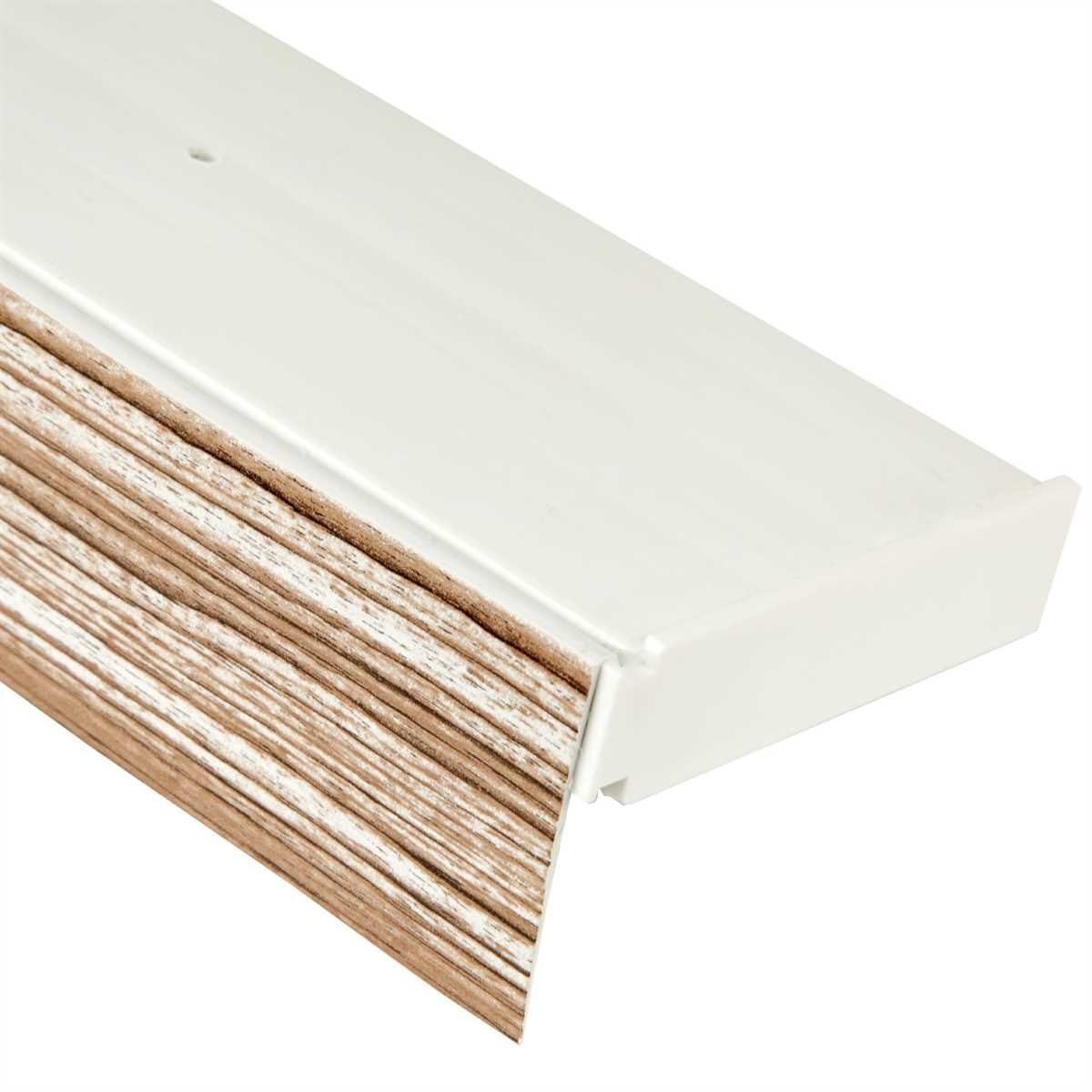 Bestlivings 90 cm Vorhangschiene mit Blende 2 Lauf Weiß günstig online kaufen
