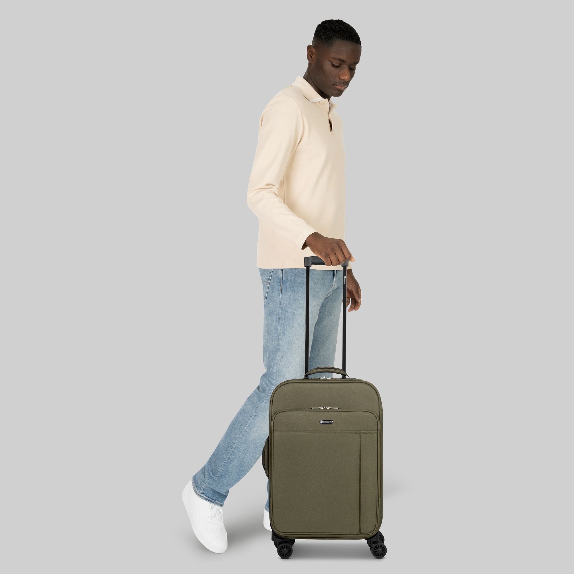 CHECK.IN® Weichgepäck-Trolley Sevilla 2.0, 4 Rollen, Polyester