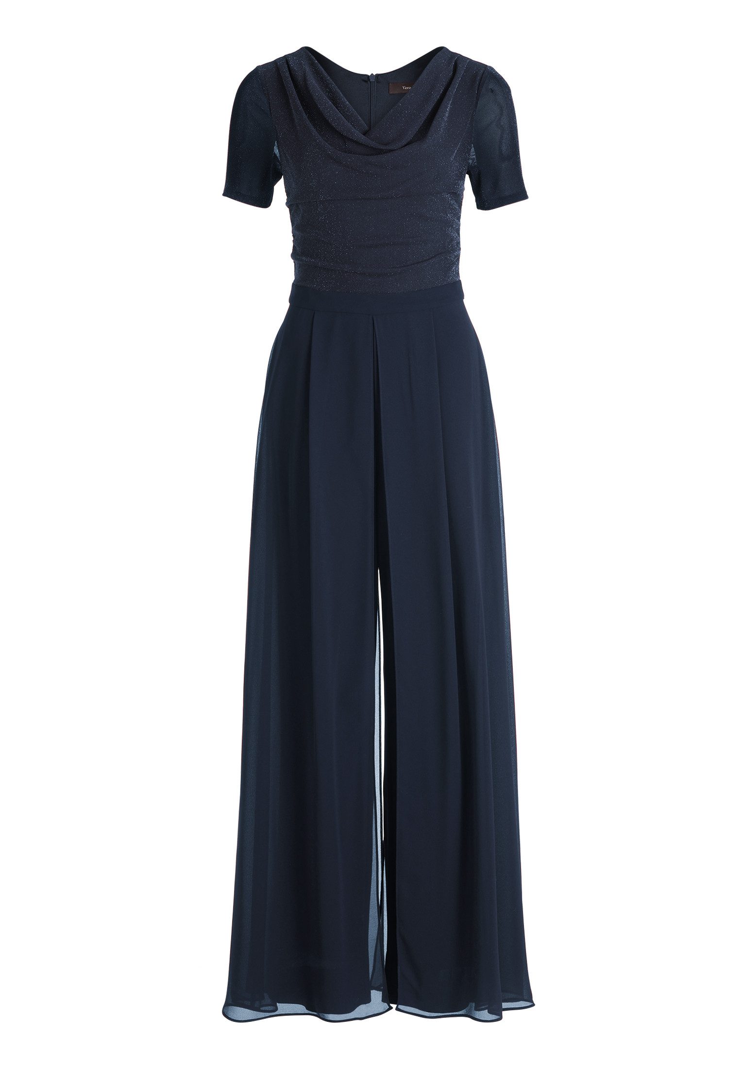 Vera Mont Overall Damen mit Wasserfallausschnitt (1-tlg)