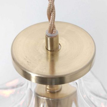 Steinhauer LIGHTING Pendelleuchte, Pendellampe Hängeleuchte Deckenlampe Esszimmerlampe Messing Metall