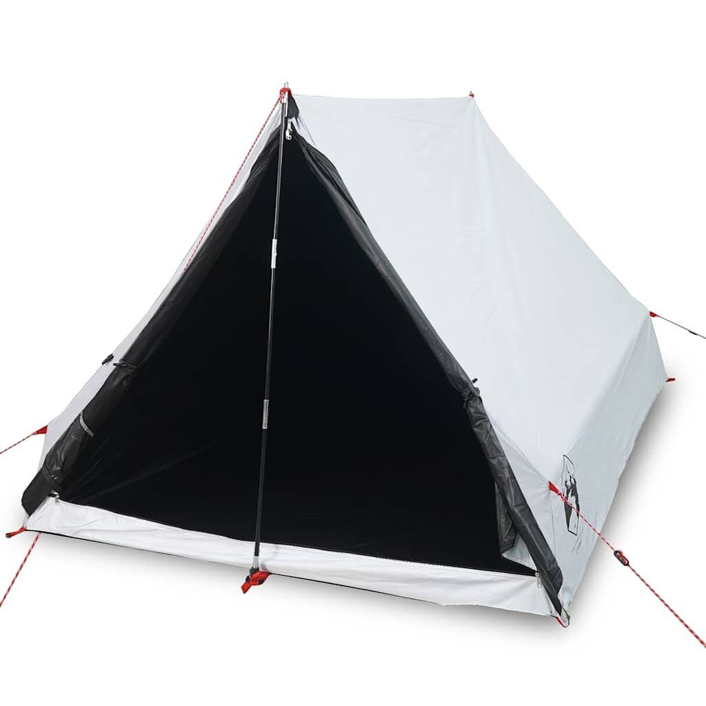 vidaXL Kuppelzelt Camping-Keilzelt 2 Personen Weiß günstig online kaufen