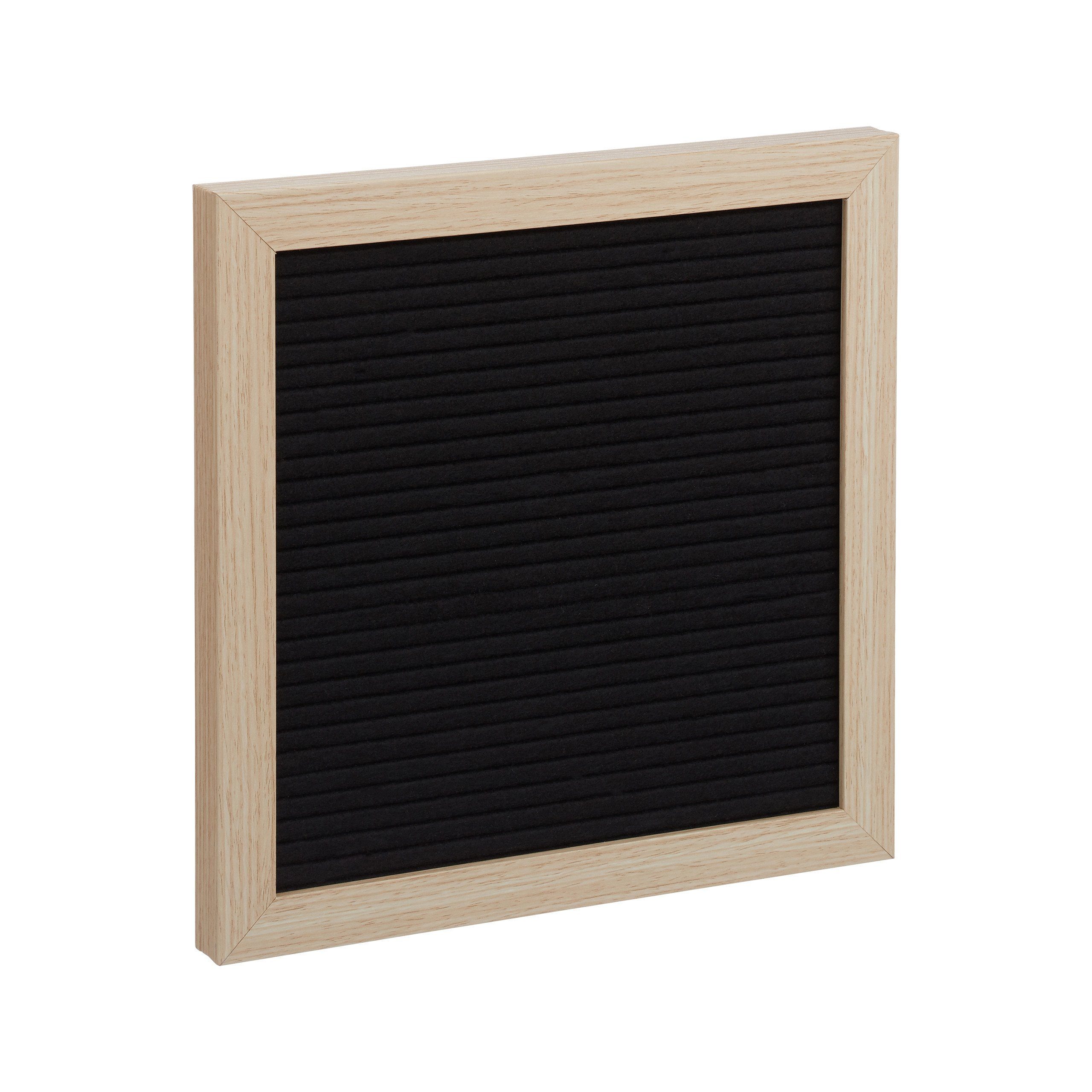 x relaxdays cm Holz Memoboard Letterboard 25 25