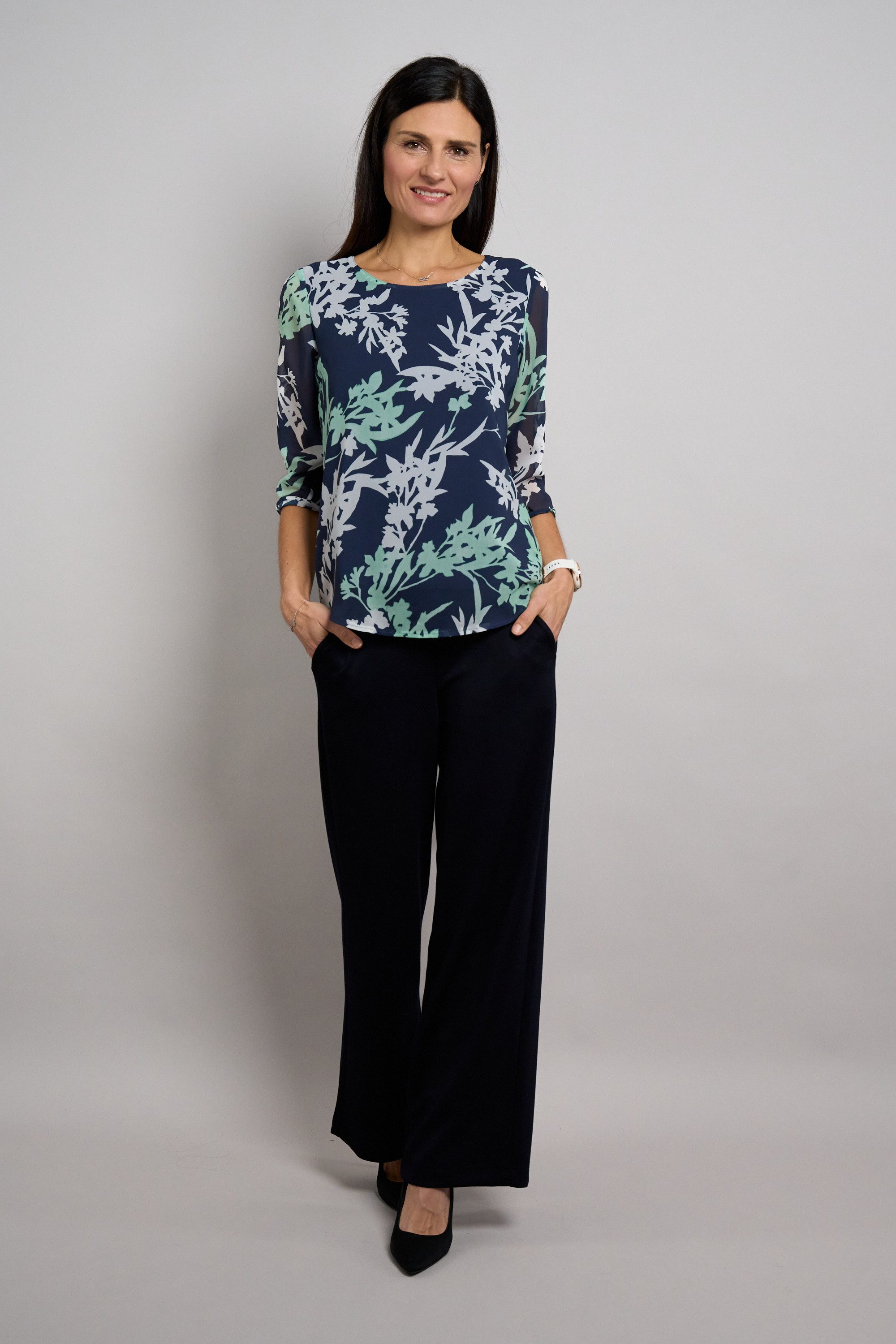 Seidel Moden Druckbluse mit floralem Muster - MADE IN GERMANY günstig online kaufen