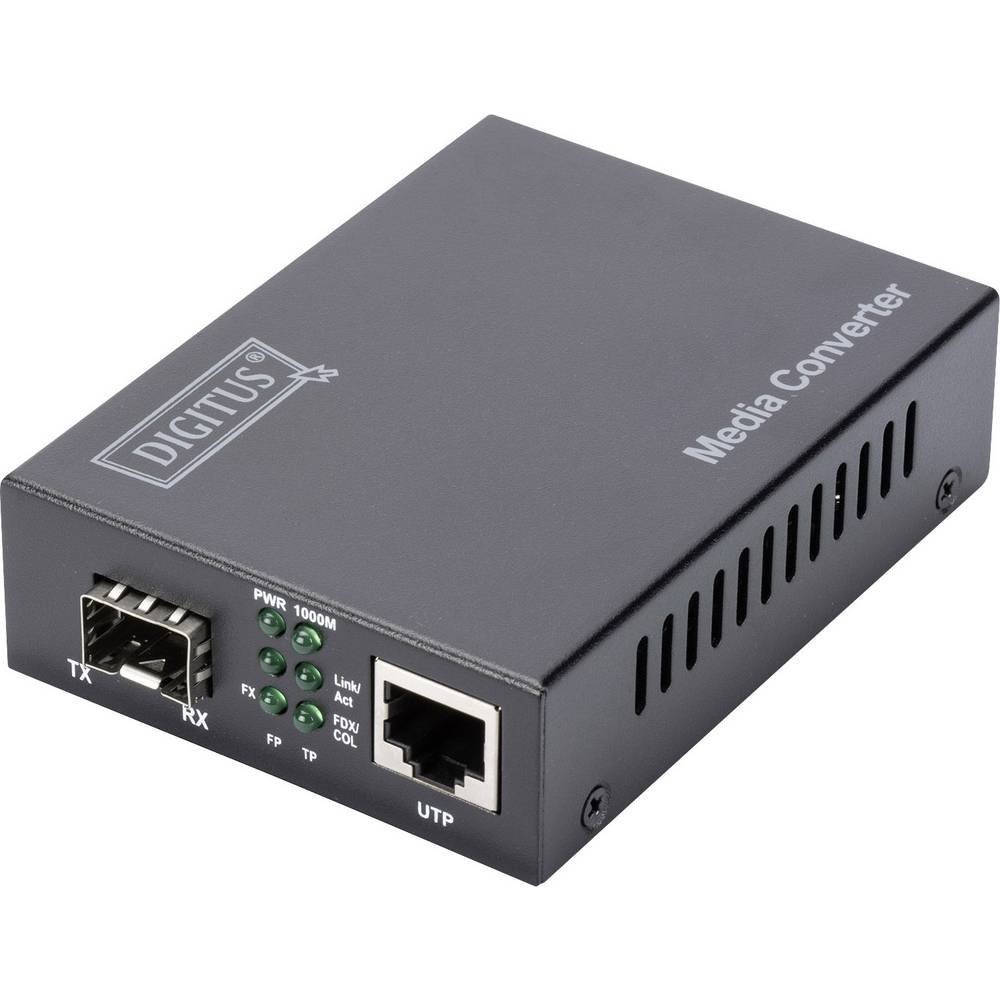 SFP, 10/100/1000Base-T to SFP Open Slot, Incl. Medienkonverter