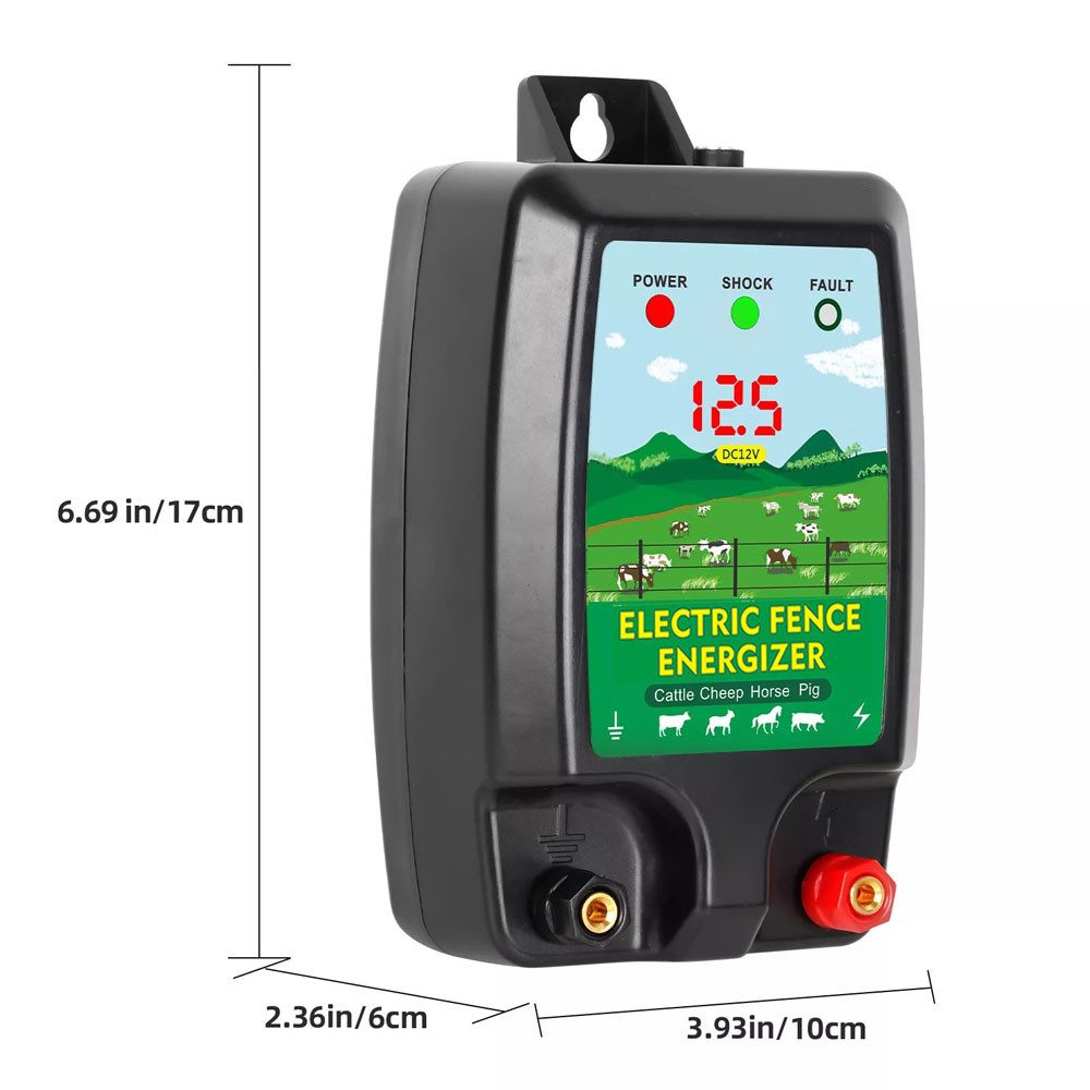 JOYOLEDER Weidenzaun 12V Weidezaungerät Elektrozaungerät für günstig online kaufen