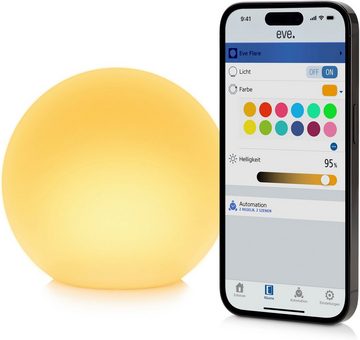 EVE Smarte LED-Leuchte Flare 20EBV9901, Bluetooth, Smart Home, LED fest integriert