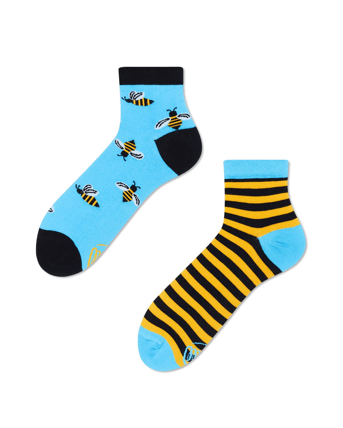 Many Mornings Sneakersocken Many (1 1-Paar, Quarters Mornings 1 Paar) Bee Bee Paar