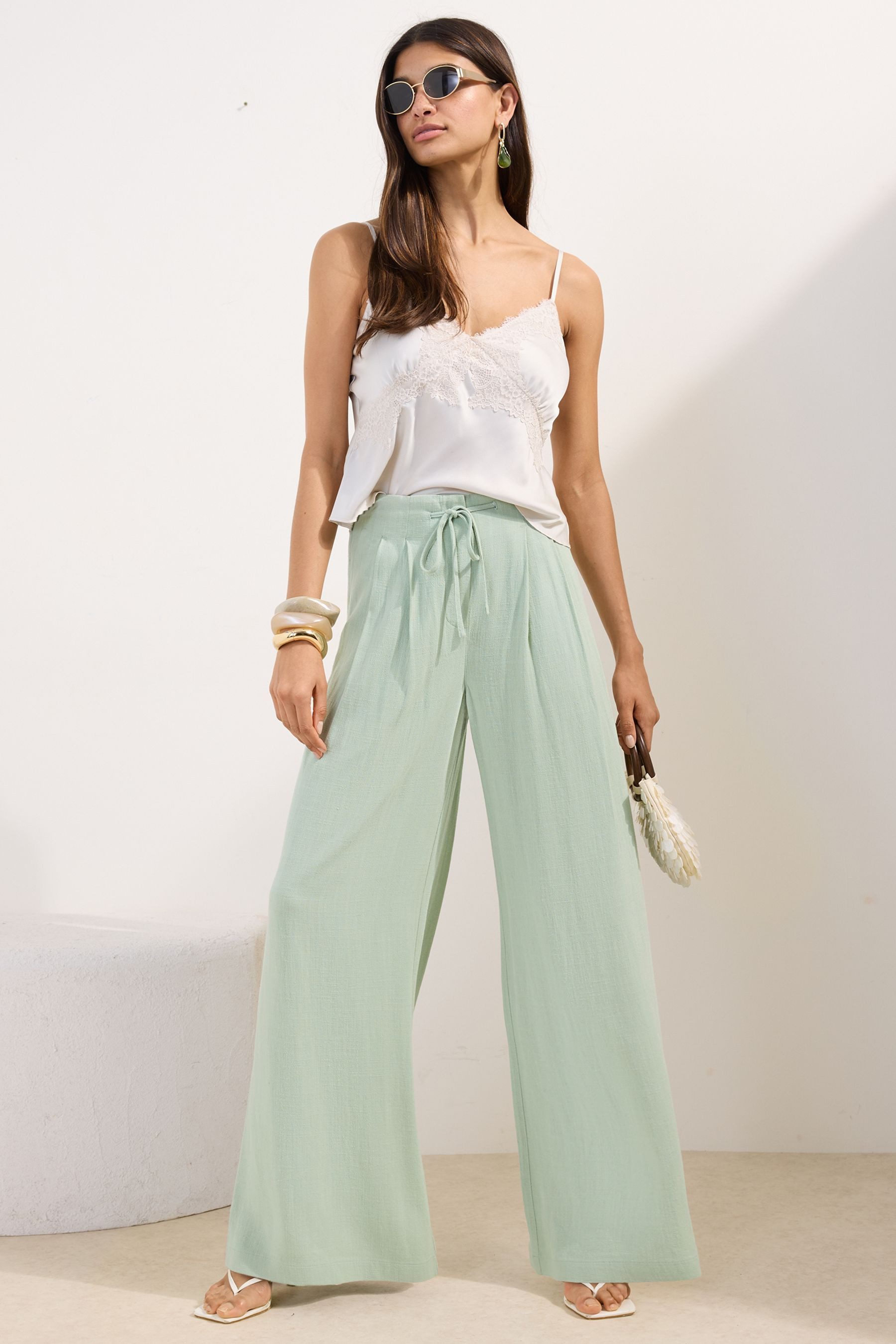Friends Like These Palazzohose Friends Like These Hose mit superweitem Bein (1-tlg) – Bild 4 von 4