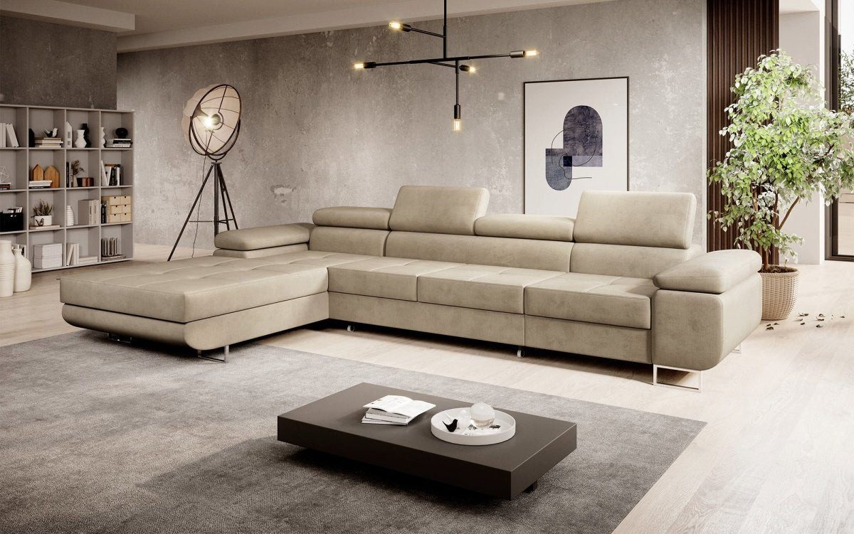 Luxusbetten24 Schlafsofa Designer Sofa Calvera Maxi, günstig online kaufen