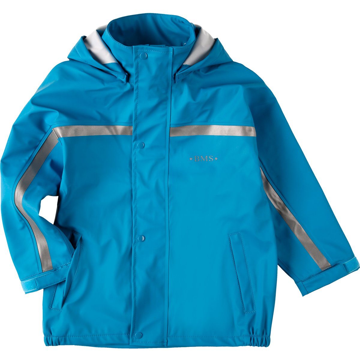 Regen- und Matschjacke BMS Regenjacke für Kinder 100% wasserdicht mit Kapuze