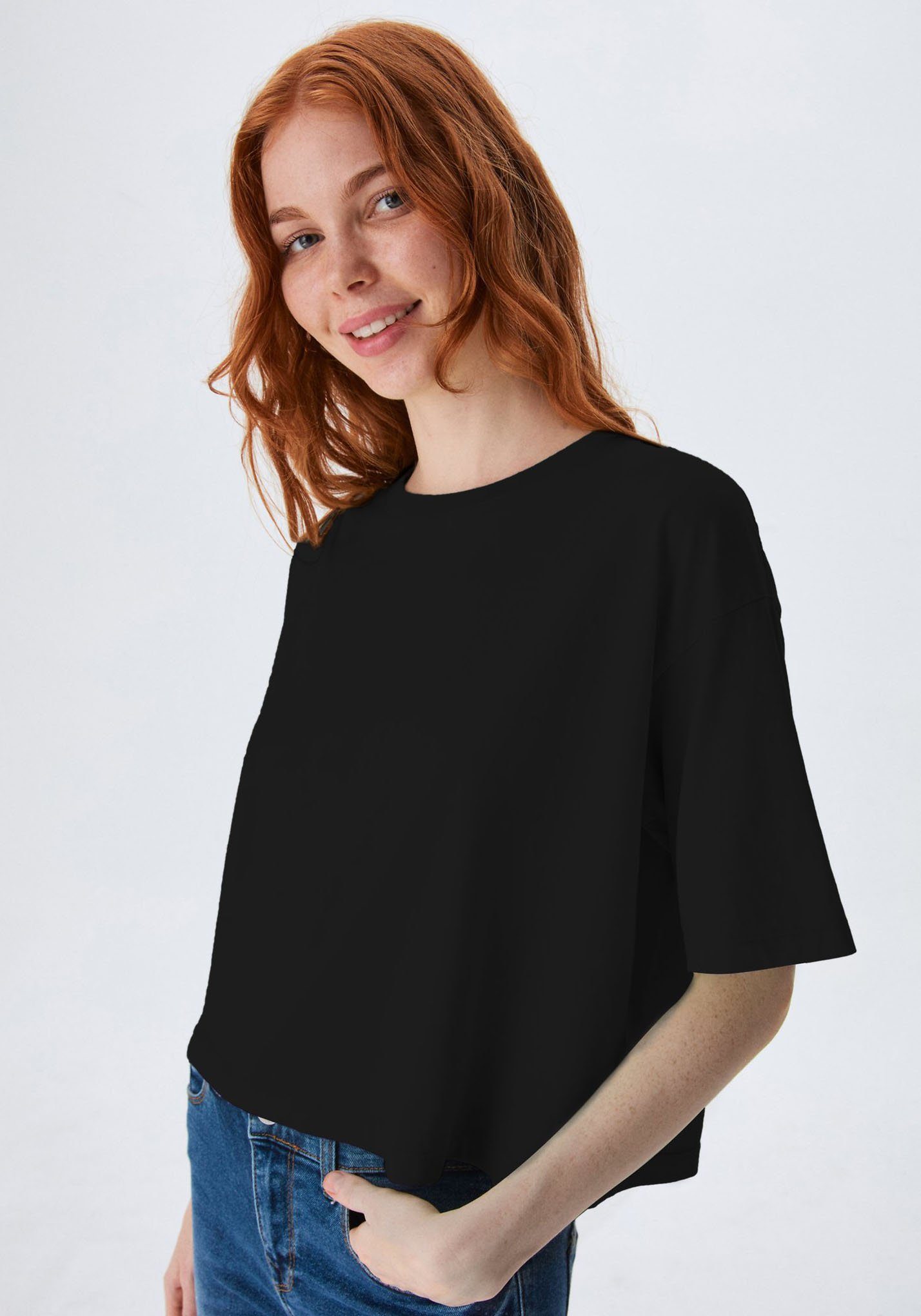 T-Shirt BLACK LTB LELOLE (1-tlg) 200