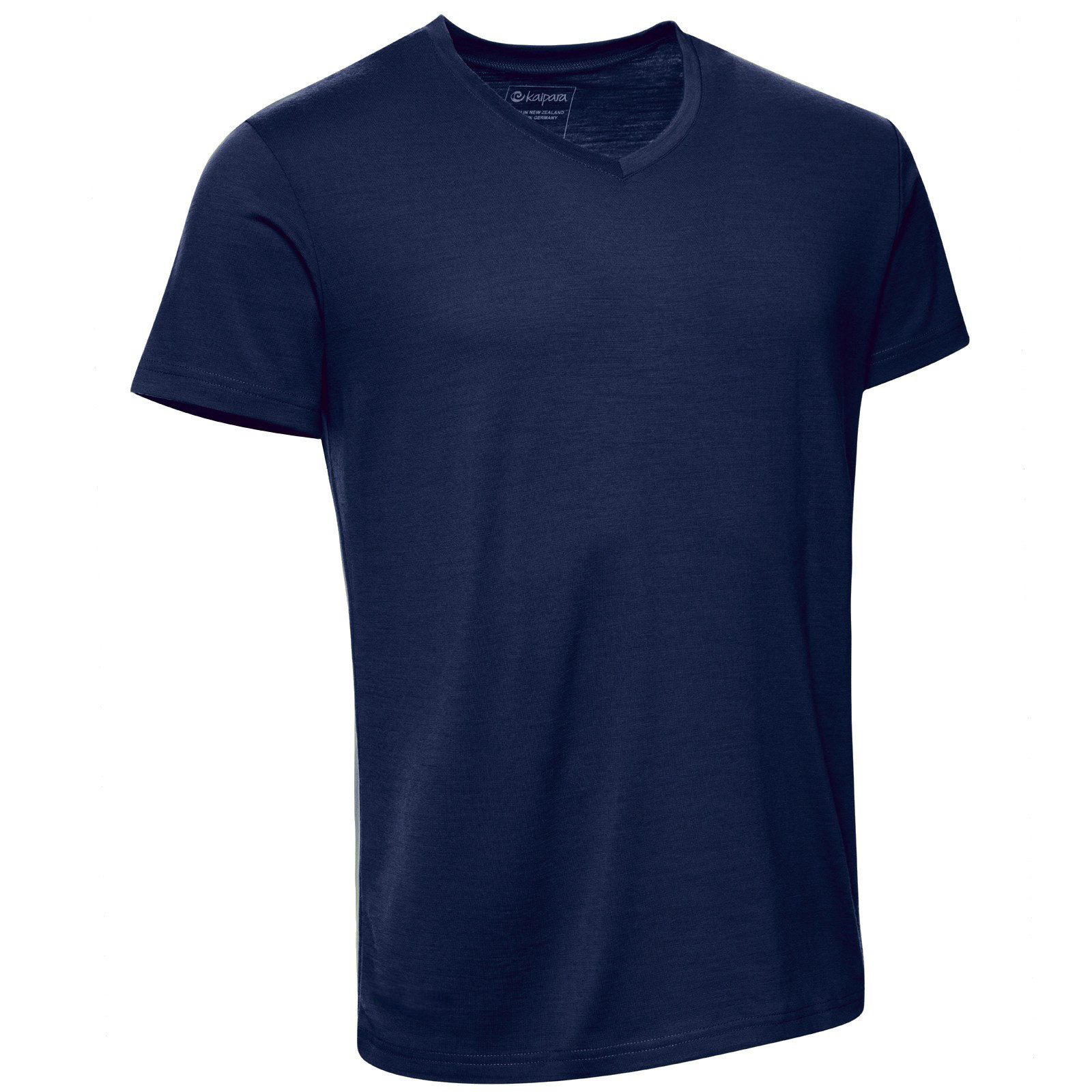 Kaipara - Merino Sportswear Thermounterhemd Merino Herren-Unterhemd Kurzarm Regularfit V-Neck 200 warm (1-St) aus reiner Merinowolle Made in Germany
